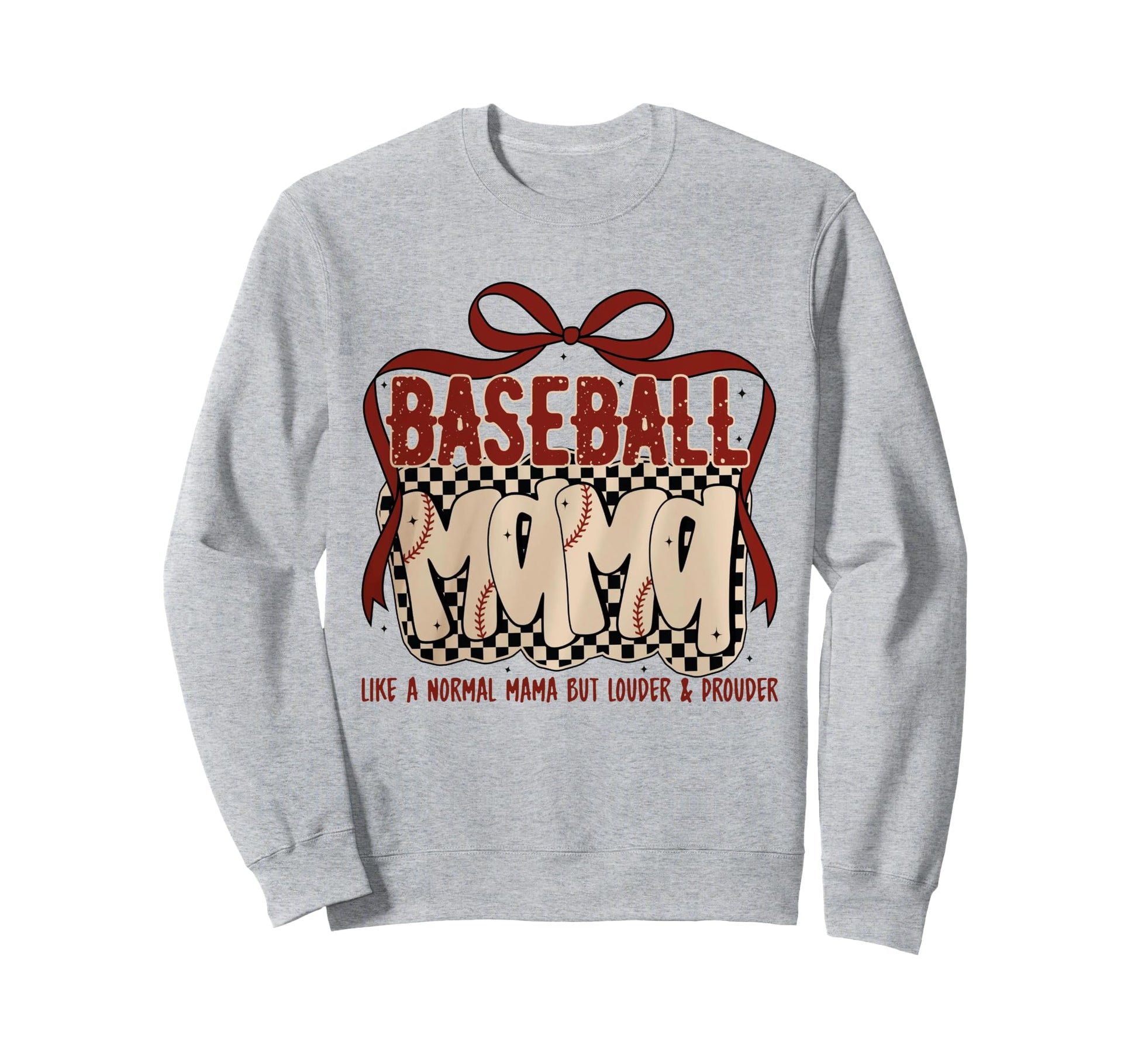 Baseball Mama Like Normal Mama Sweatshirt - Trendy Graphic Men Women - T-Shirt, Sweatshirt, Hoodie