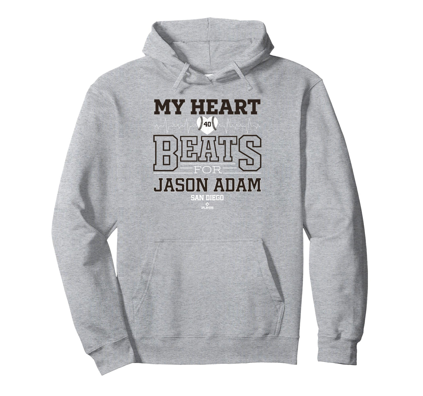 My Heart Beats Jason Adam San Diego Hoodie - Streetwear Style Unisex - T-Shirt, Sweatshirt, Hoodie