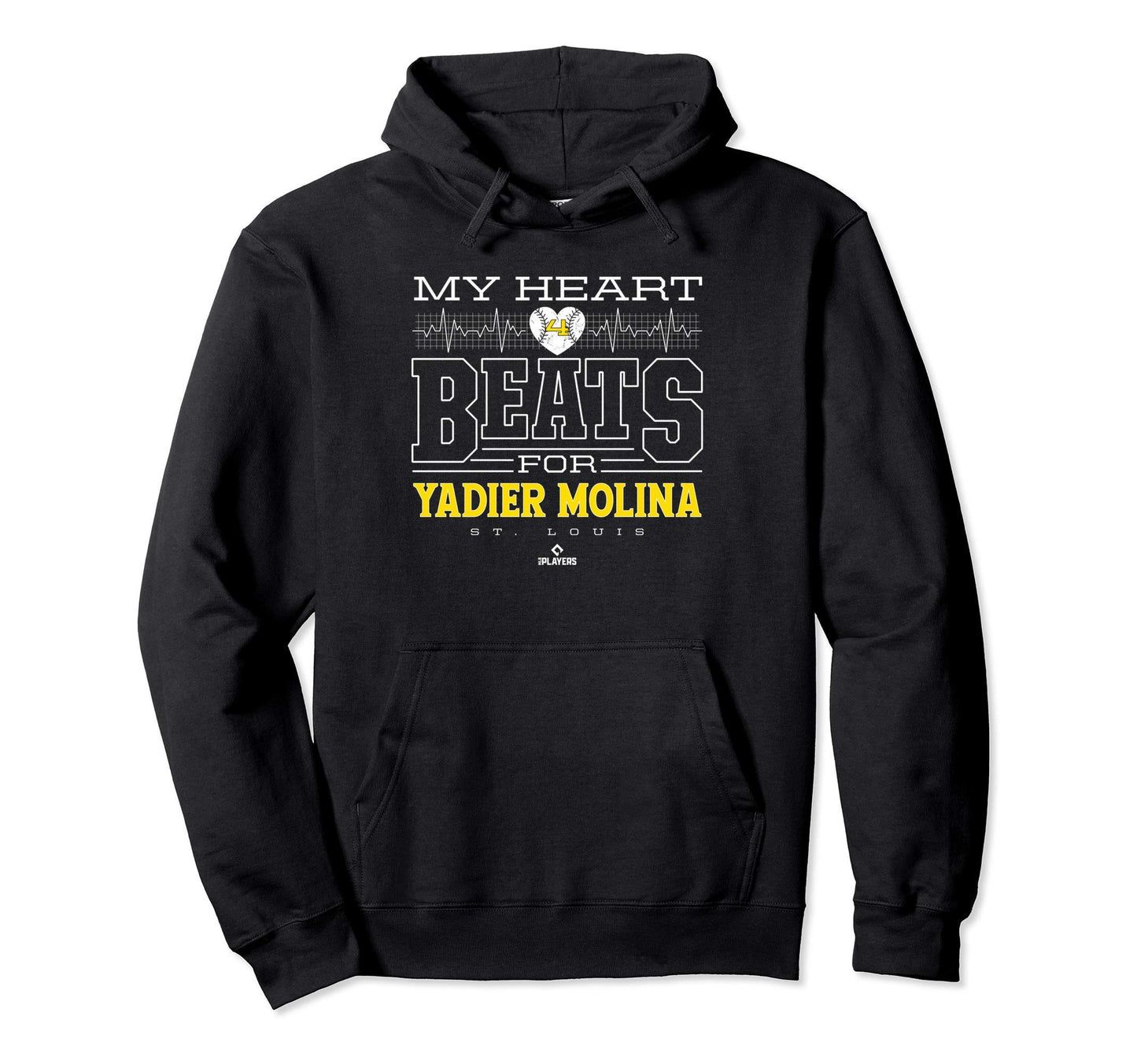 My Heart Beats Yadier Molina Hoodie - Graphic Print Unisex - T-Shirt, Sweatshirt, Hoodie
