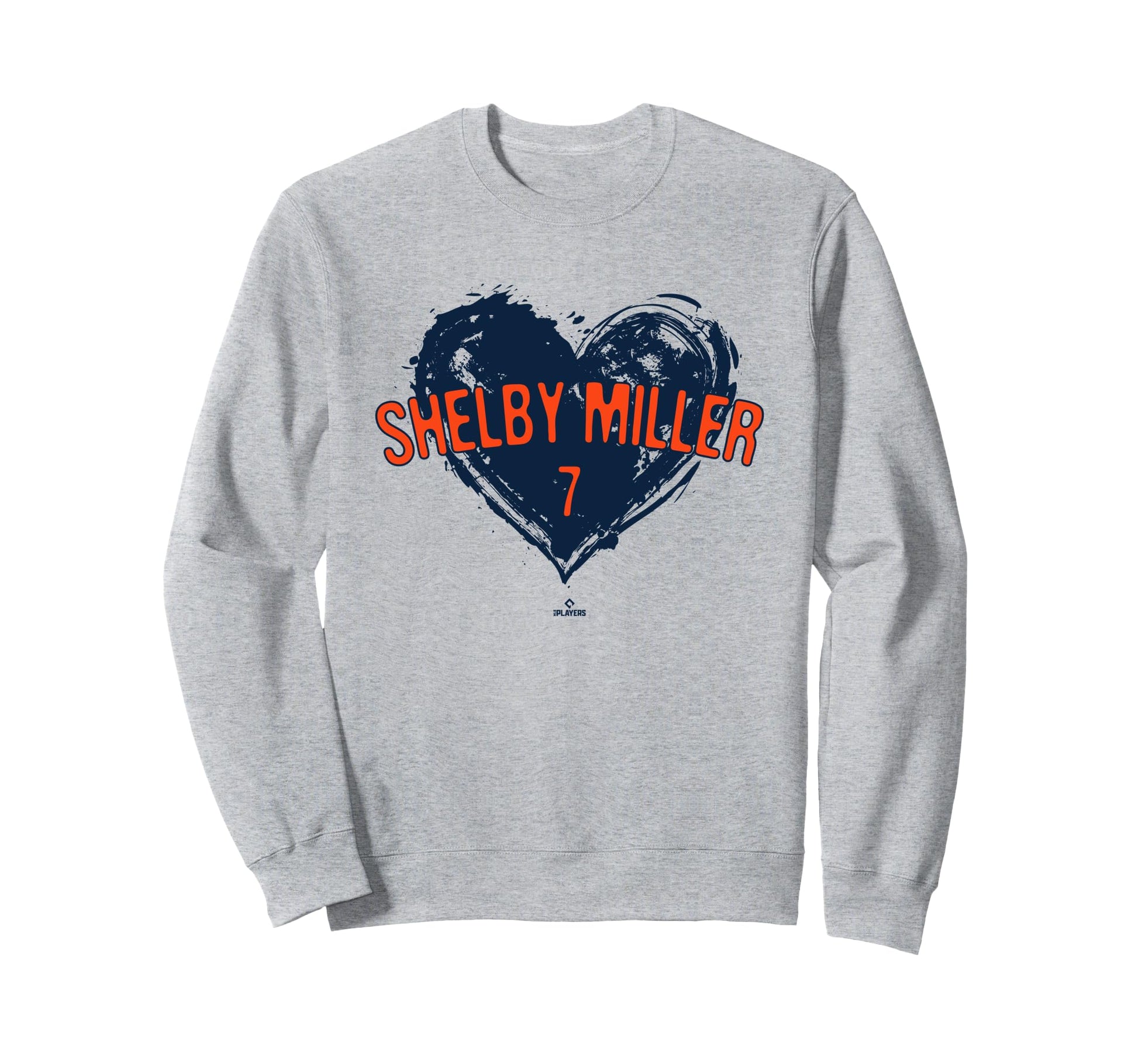 Distressed Heart Shelby Miller Detroit Sweatshirt - Graphic Print Unisex - T-Shirt, Sweatshirt, Hoodie