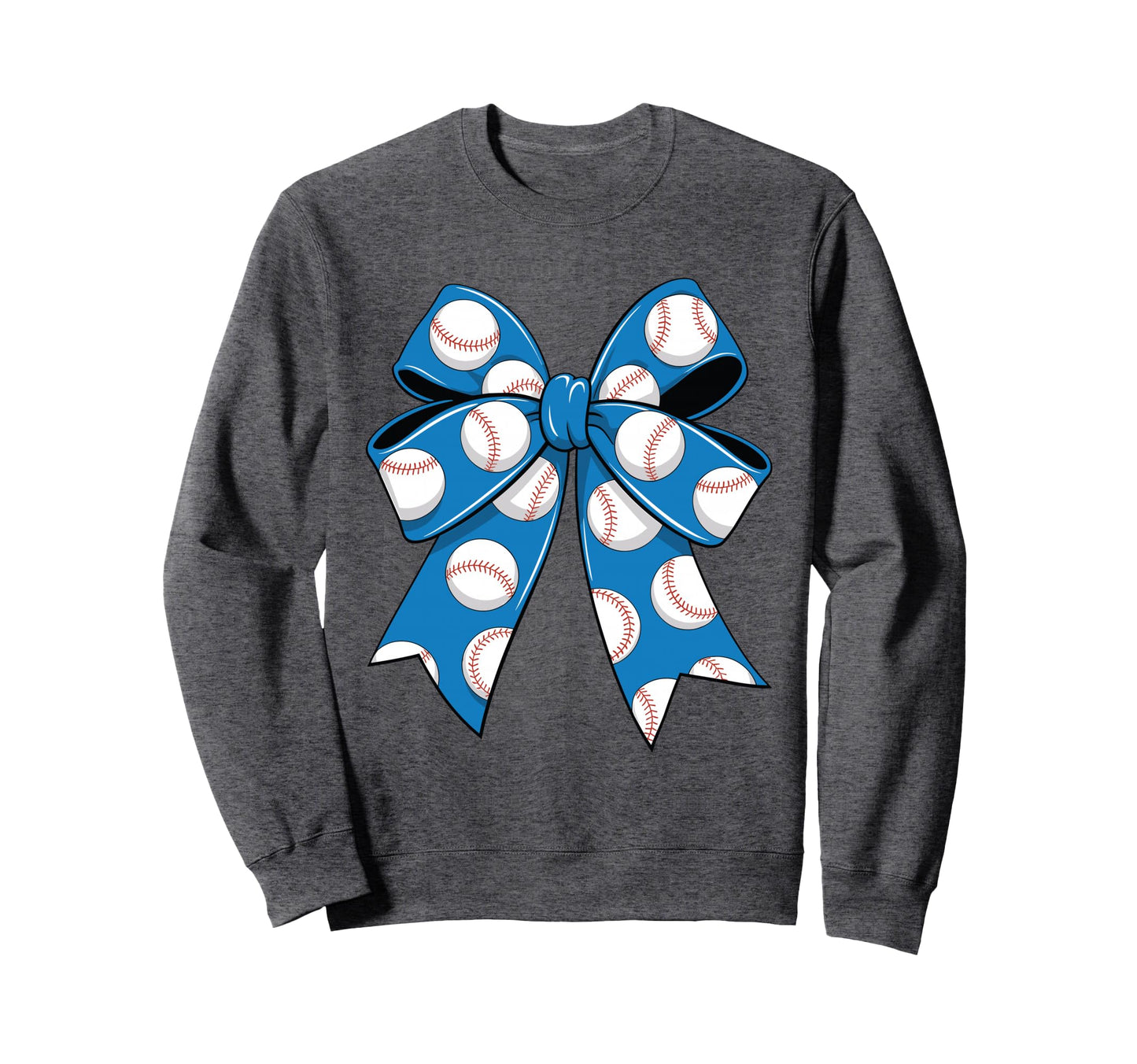 Baseball Coquette Bow Baseball Mom Sweatshirt - Fun Novelty Design Unisex - T-Shirt, Sweatshirt, Hoodie