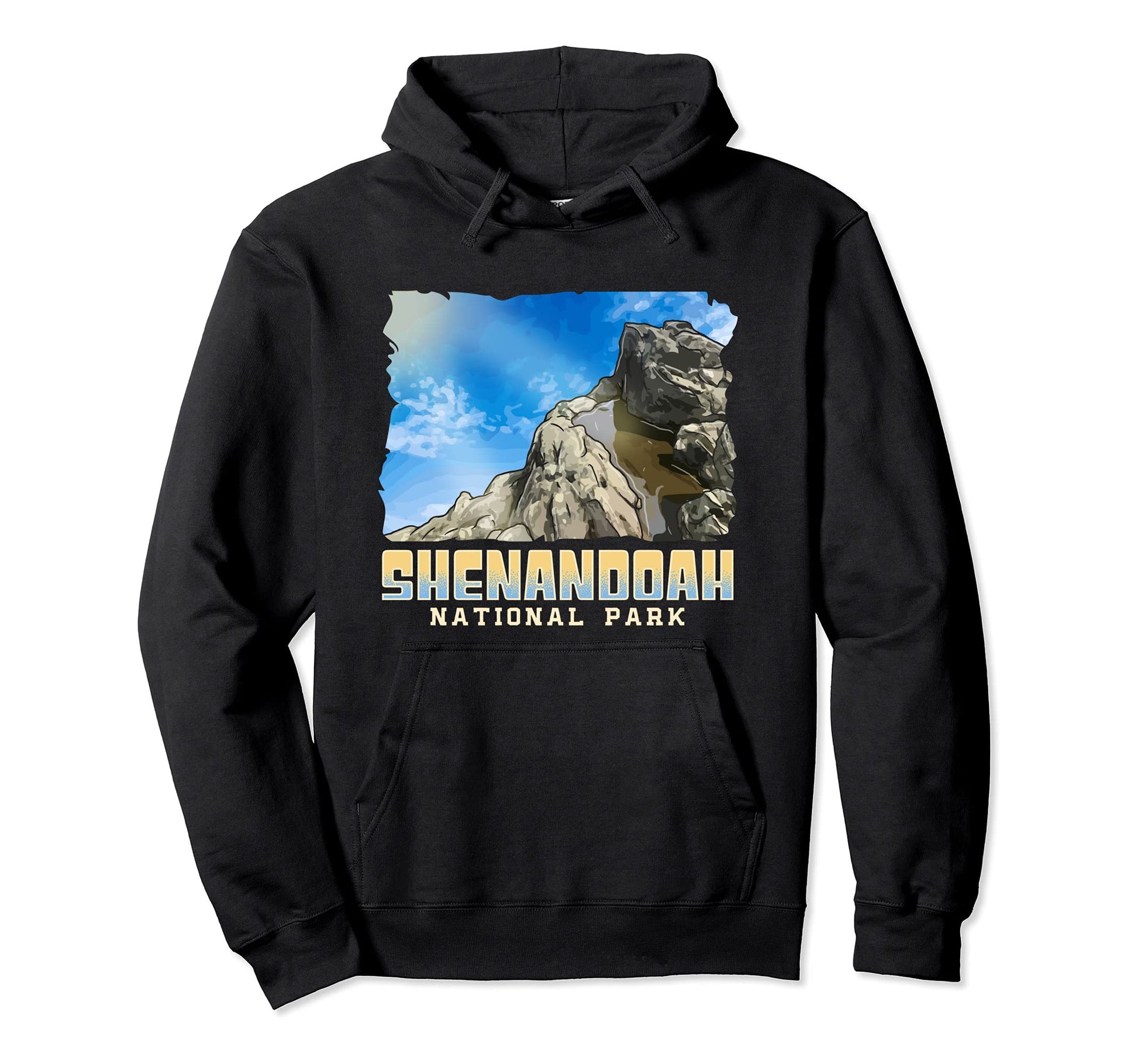 Shenandoah National Park Tshirts Virginia Hoodie - Custom Art Print Unisex - T-Shirt, Sweatshirt, Hoodie
