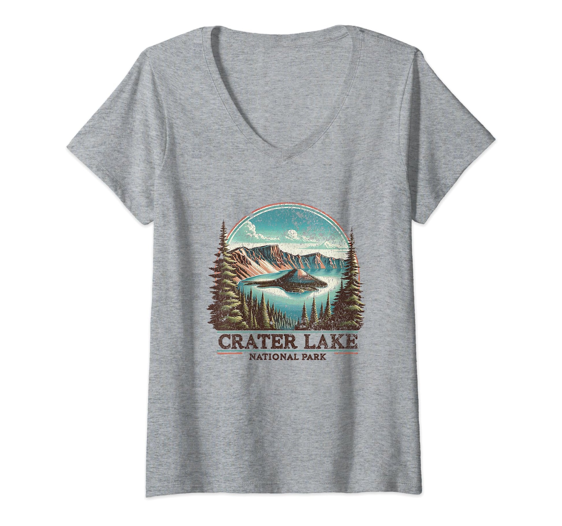 Crater Lake National Park Oregon Usa Hoodie - Minimalist Print Unisex - T-Shirt, Sweatshirt, Hoodie