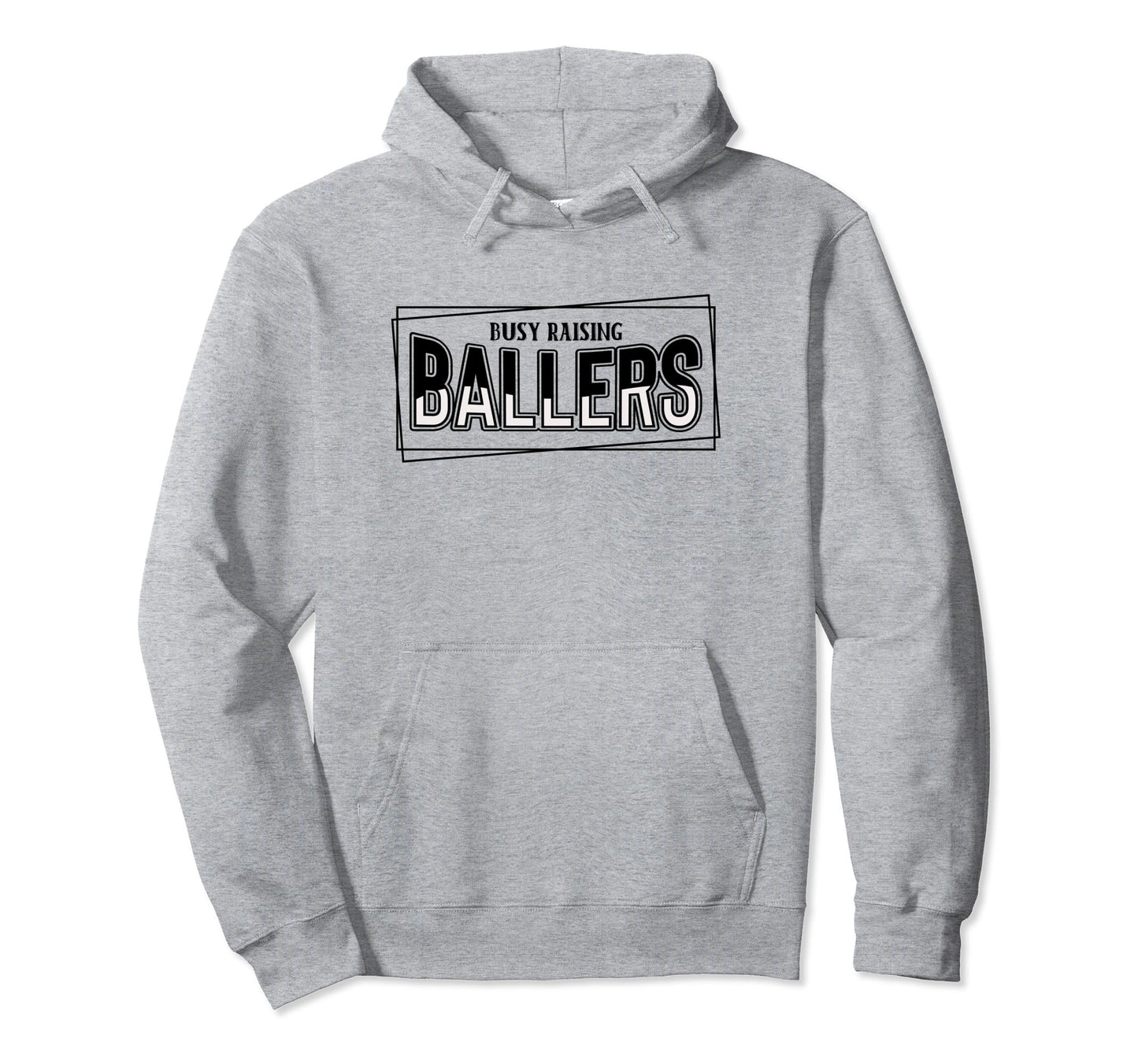 Busy Raising Ballers Baseball Love Hoodie - Fun Novelty Design for Adults - T-Shirt, Sweatshirt, Hoodie