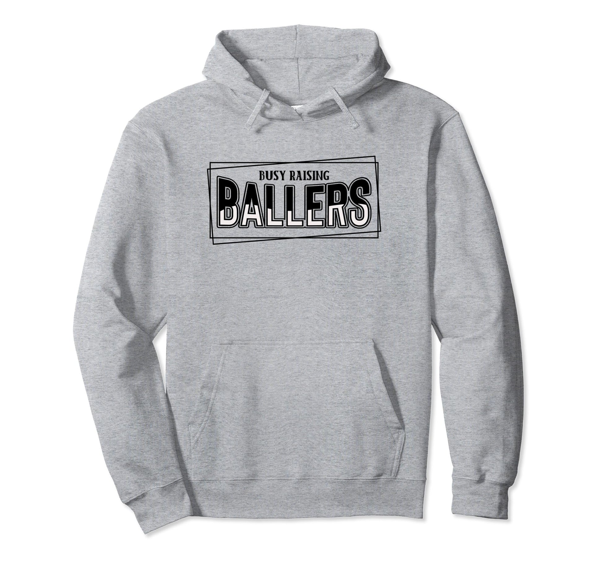 Busy Raising Ballers Baseball Love Hoodie - Fun Novelty Design for Adults - T-Shirt, Sweatshirt, Hoodie