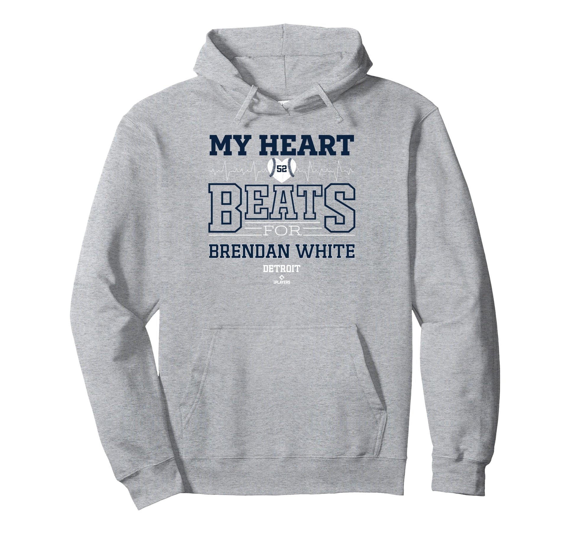 My Heart Beats Brendan White Detroit Hoodie - Custom Art Print for Adults - T-Shirt, Sweatshirt, Hoodie