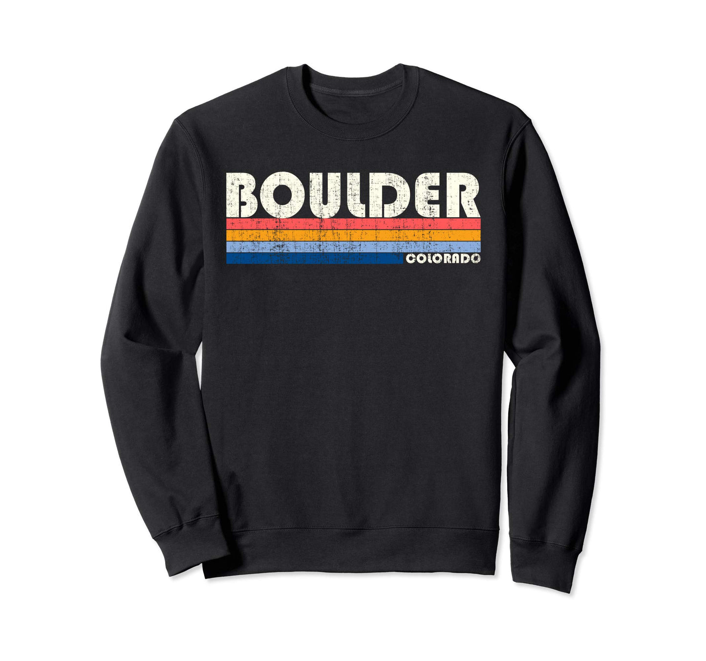 70S 80S Boulder Co Sweatshirt - Trendy Graphic Unisex - T-Shirt, Sweatshirt, Hoodie