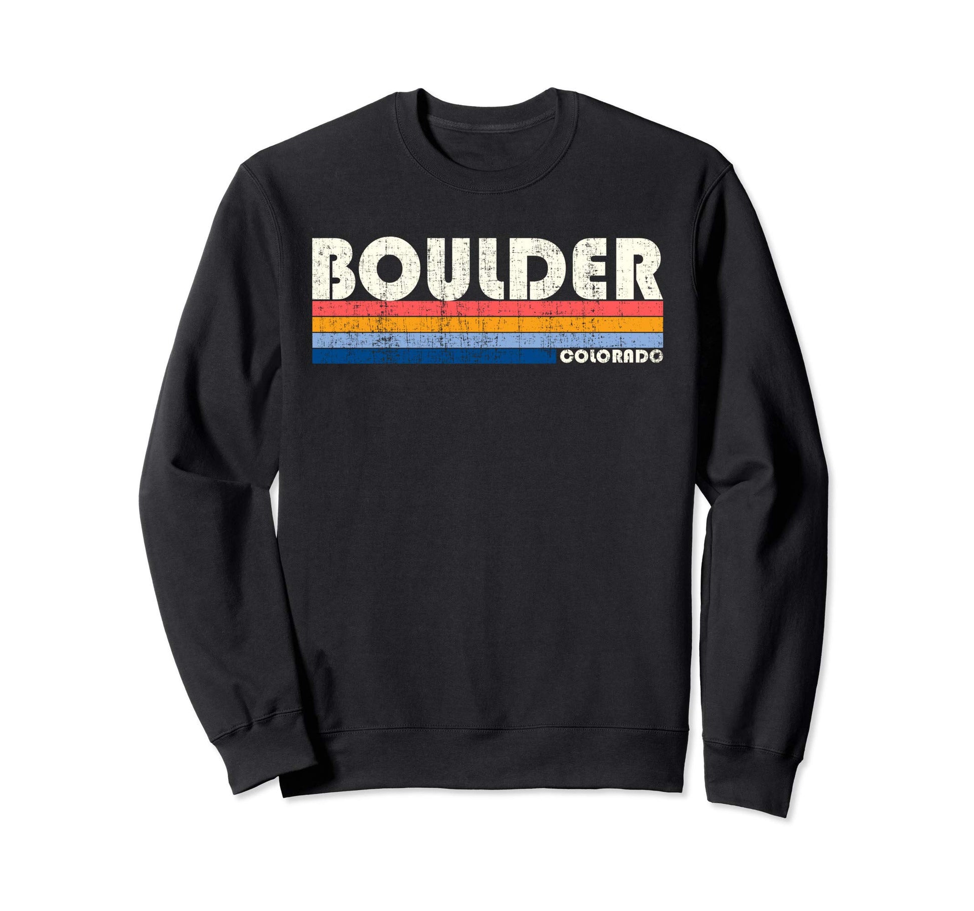 70S 80S Boulder Co Sweatshirt - Trendy Graphic Unisex - T-Shirt, Sweatshirt, Hoodie