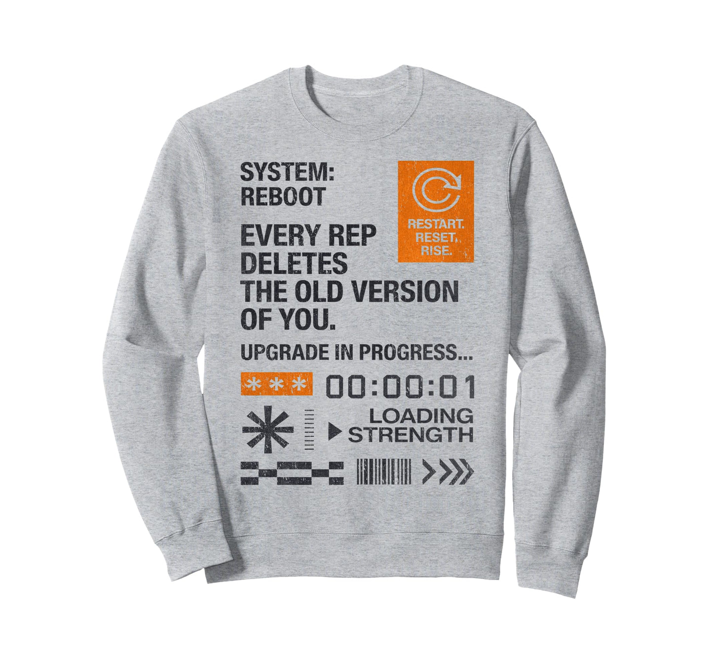 Y2K Fitness Gym Training Discipline Sweatshirt - Unique Graphic Unisex - T-Shirt, Sweatshirt, Hoodie