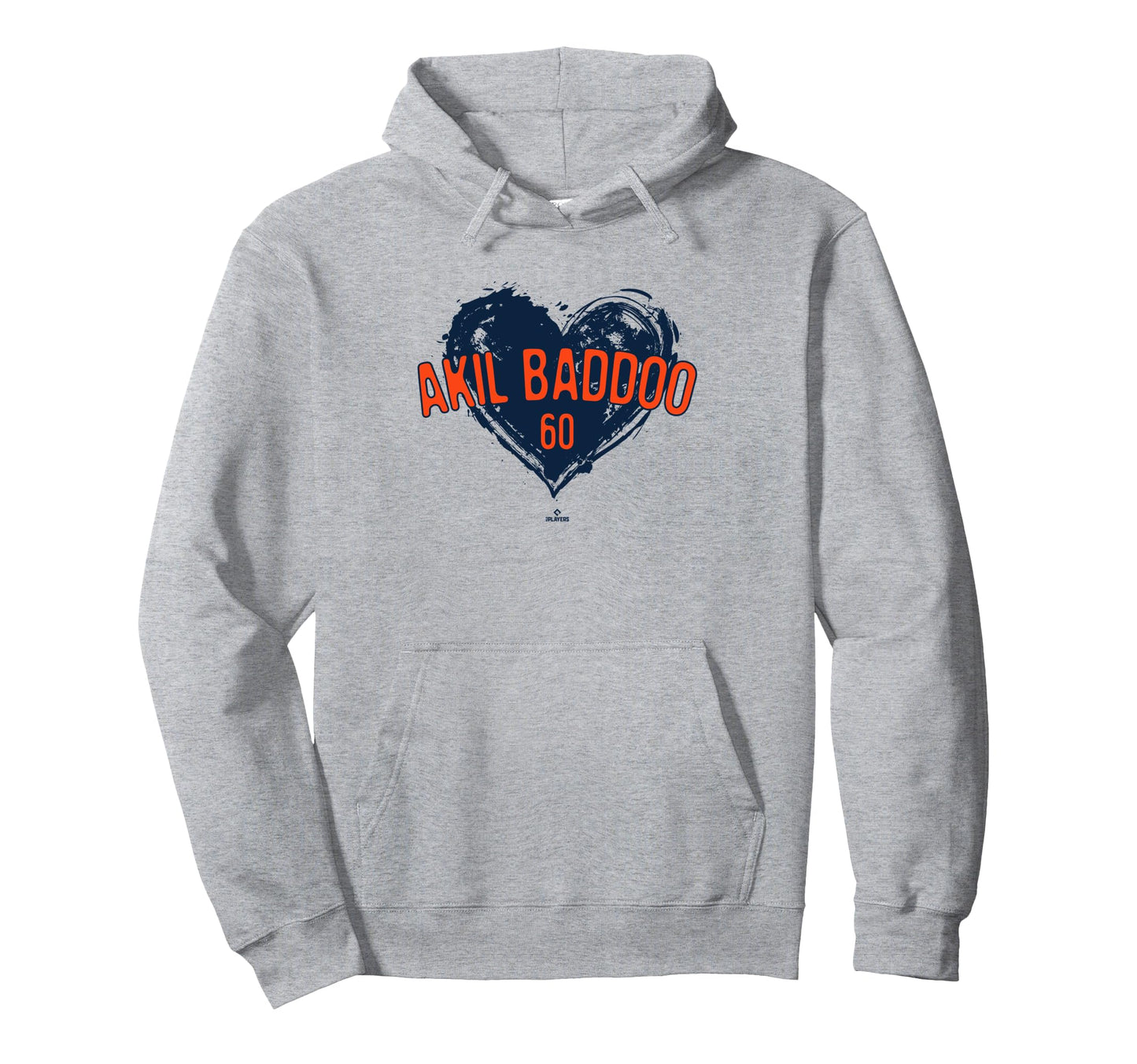 Distressed Heart Akil Baddoo Detroit Hoodie - Custom Art Print Unisex - T-Shirt, Sweatshirt, Hoodie