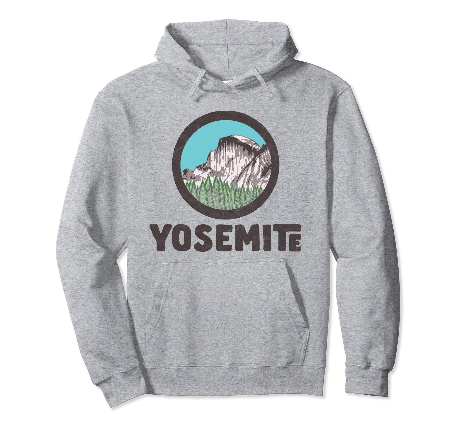 Half Dome Yosemite National Park Hoodie - Fun Novelty Design for Adults - T-Shirt, Sweatshirt, Hoodie