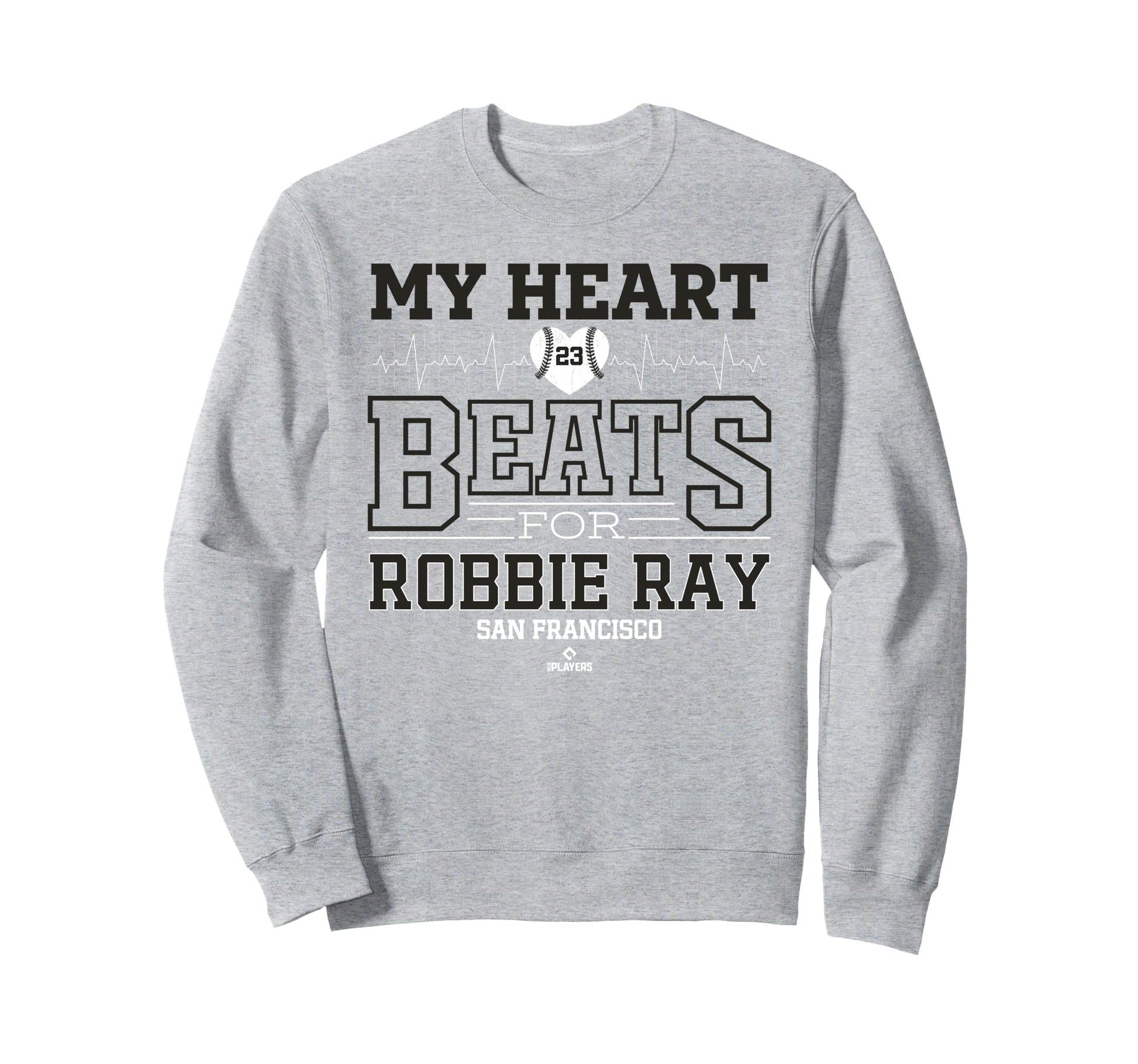 My Heart Beats Robbie Ray San Sweatshirt - Graphic Print for Adults - T-Shirt, Sweatshirt, Hoodie