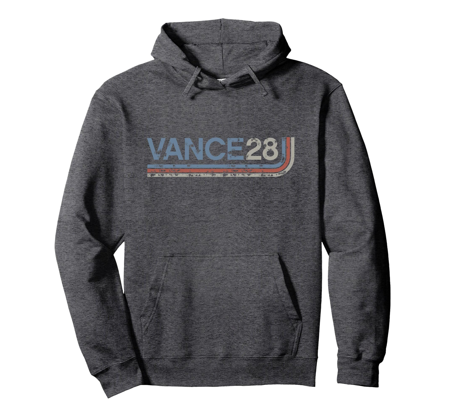 Vance 2024 Grunge Stripe Jd Vance Hoodie - Fun Novelty Design for Adults - T-Shirt, Sweatshirt, Hoodie