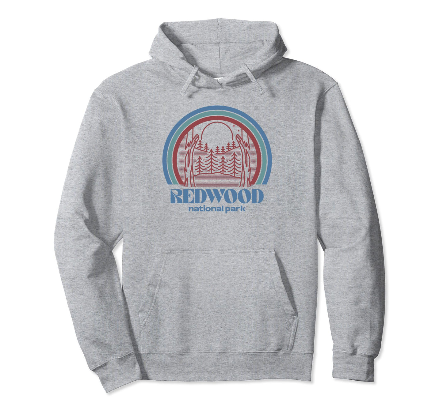 Redwood National Park Outdoor Hiking Hoodie - Novelty Apparel Men Women - T-Shirt, Sweatshirt, Hoodie