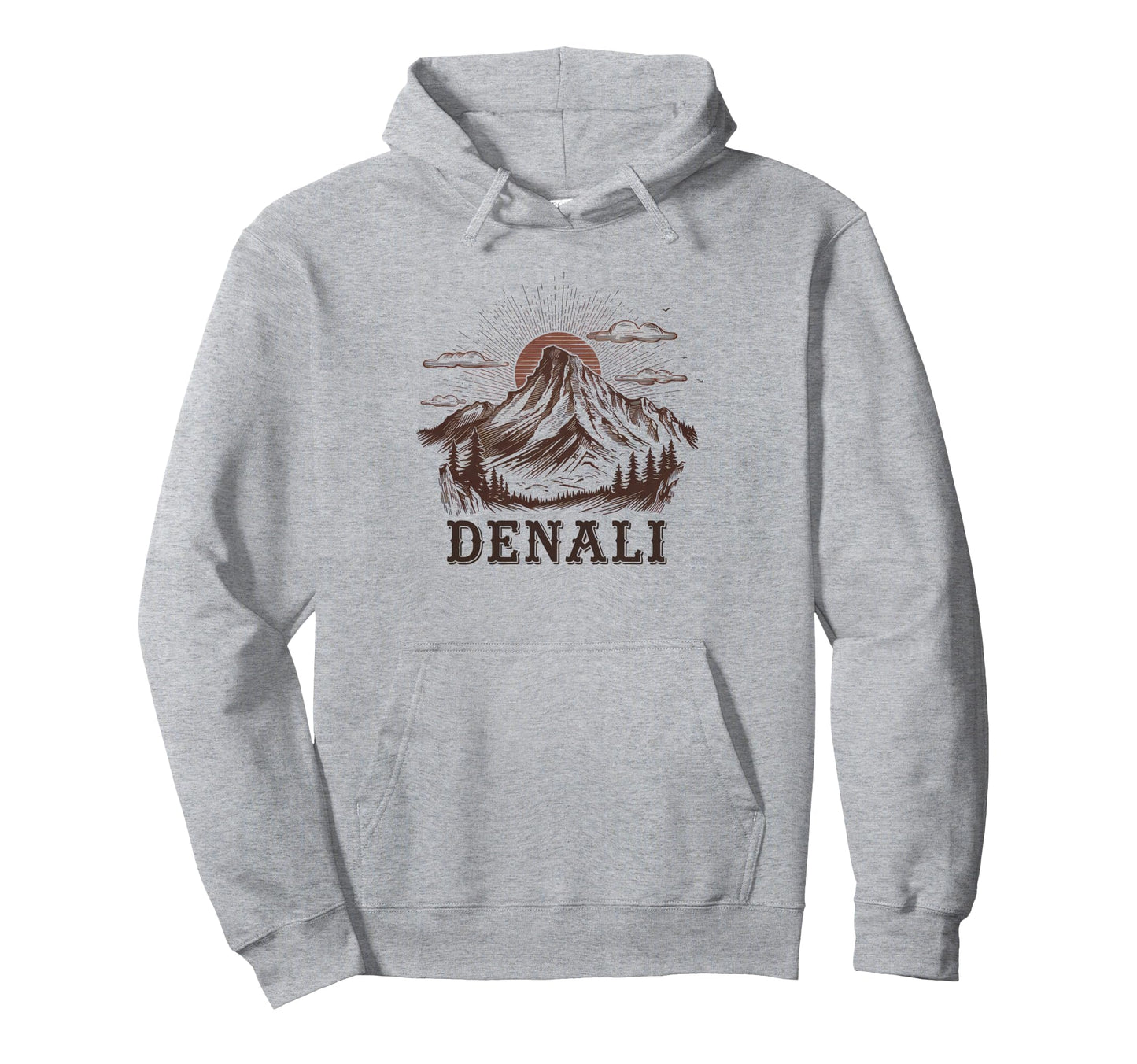 Denali Est 1917 Alaska National Park Hoodie - Casual Everyday Wear Unisex - T-Shirt, Sweatshirt, Hoodie