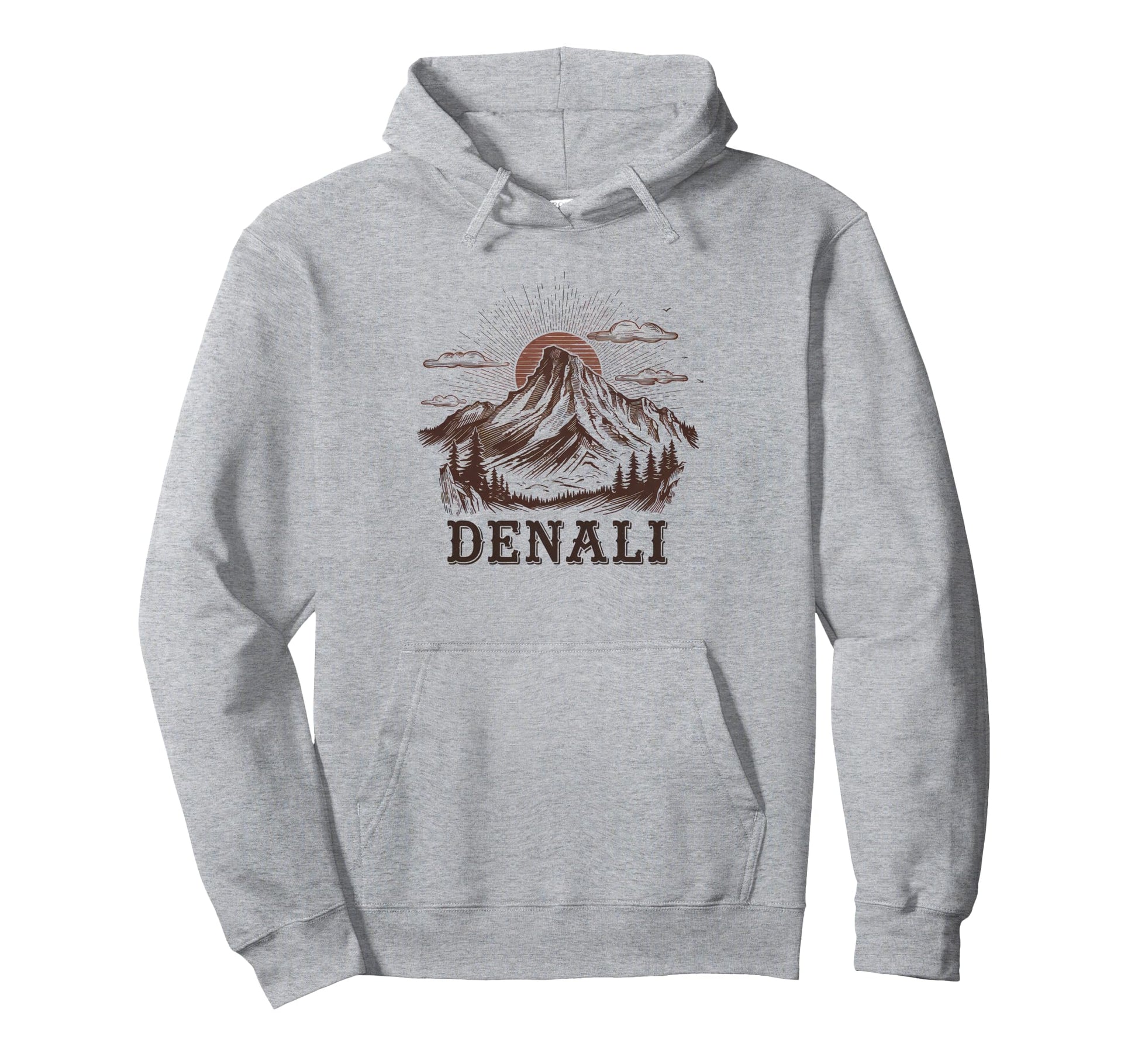 Denali Est 1917 Alaska National Park Hoodie - Casual Everyday Wear Unisex - T-Shirt, Sweatshirt, Hoodie