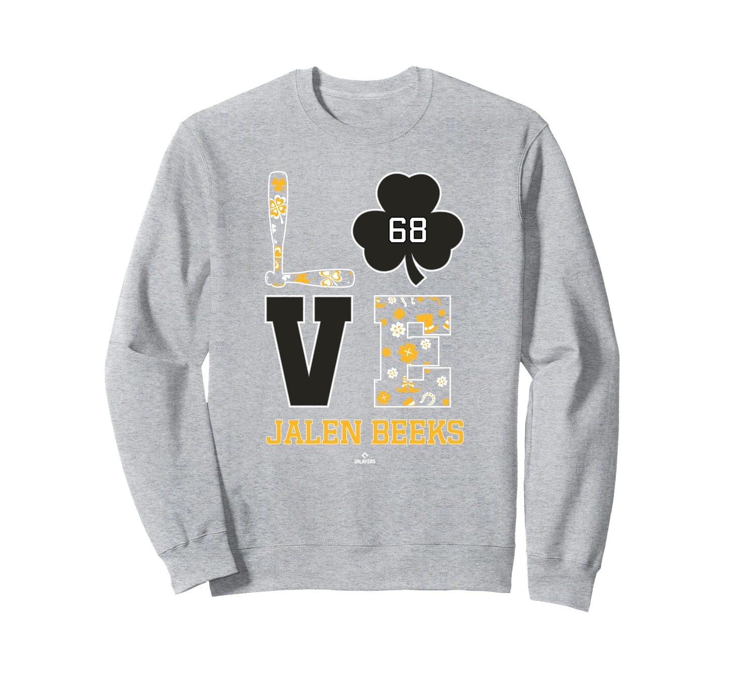 St Patricks Day Love Floral Jalen Sweatshirt - Streetwear Style for Adults - T-Shirt, Sweatshirt, Hoodie