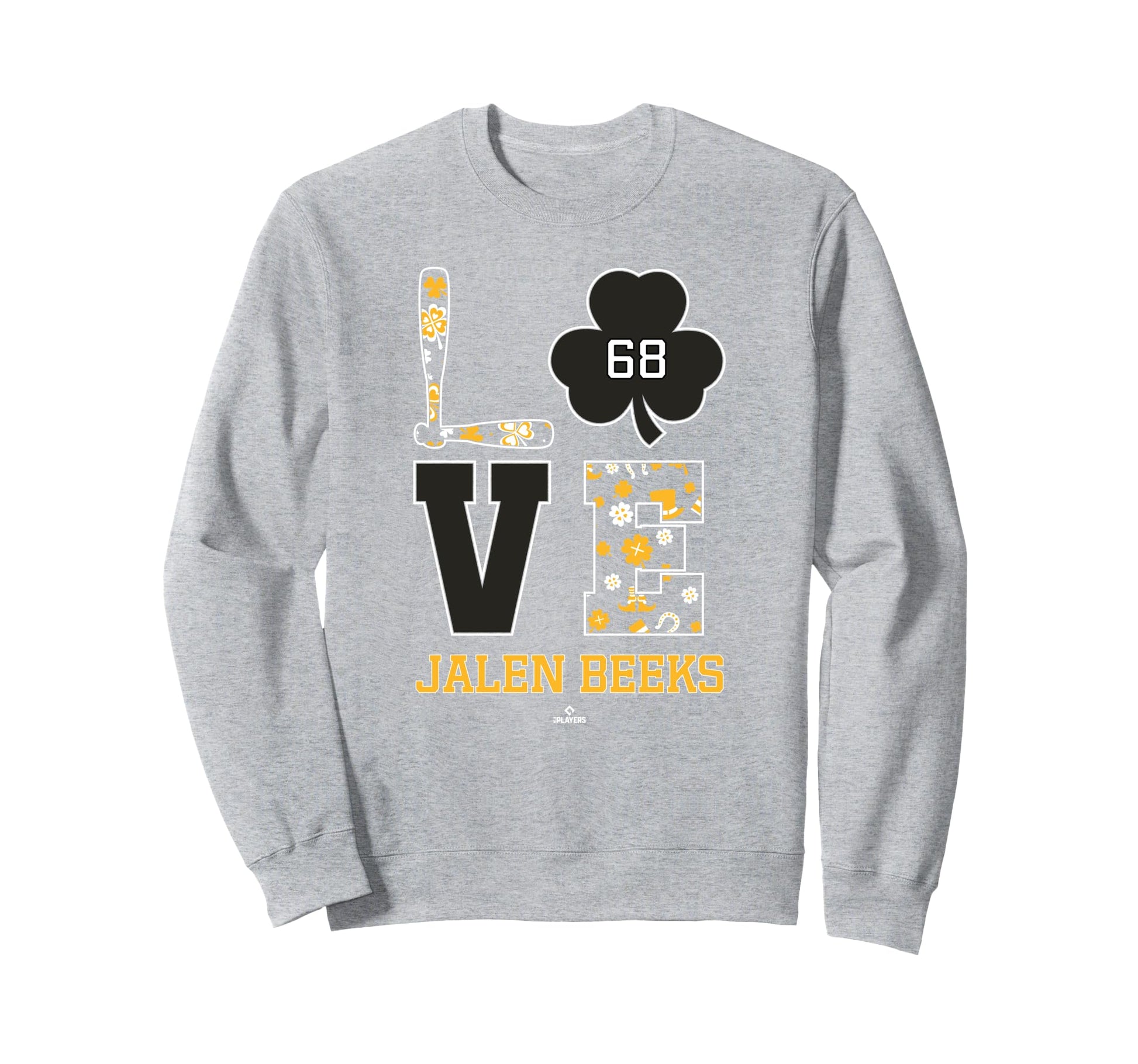 St Patricks Day Love Floral Jalen Sweatshirt - Streetwear Style for Adults - T-Shirt, Sweatshirt, Hoodie