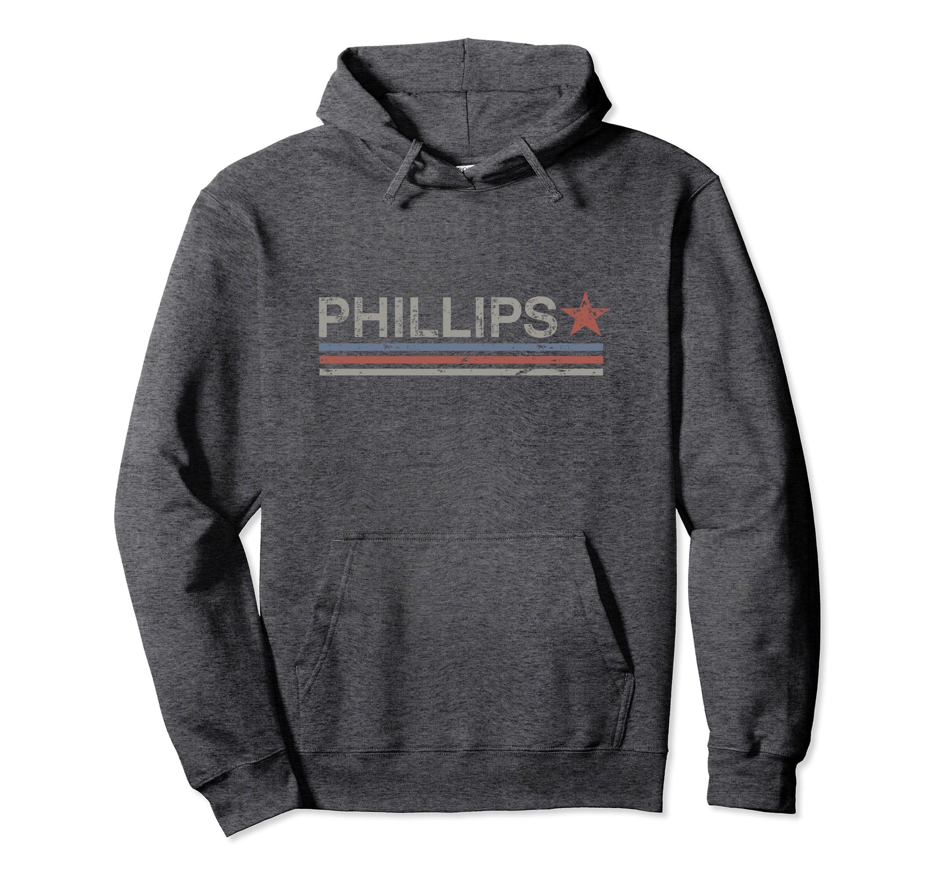 Dean Phillips 2024 Stripe Faded Hoodie - Minimalist Print Men Women - T-Shirt, Sweatshirt, Hoodie