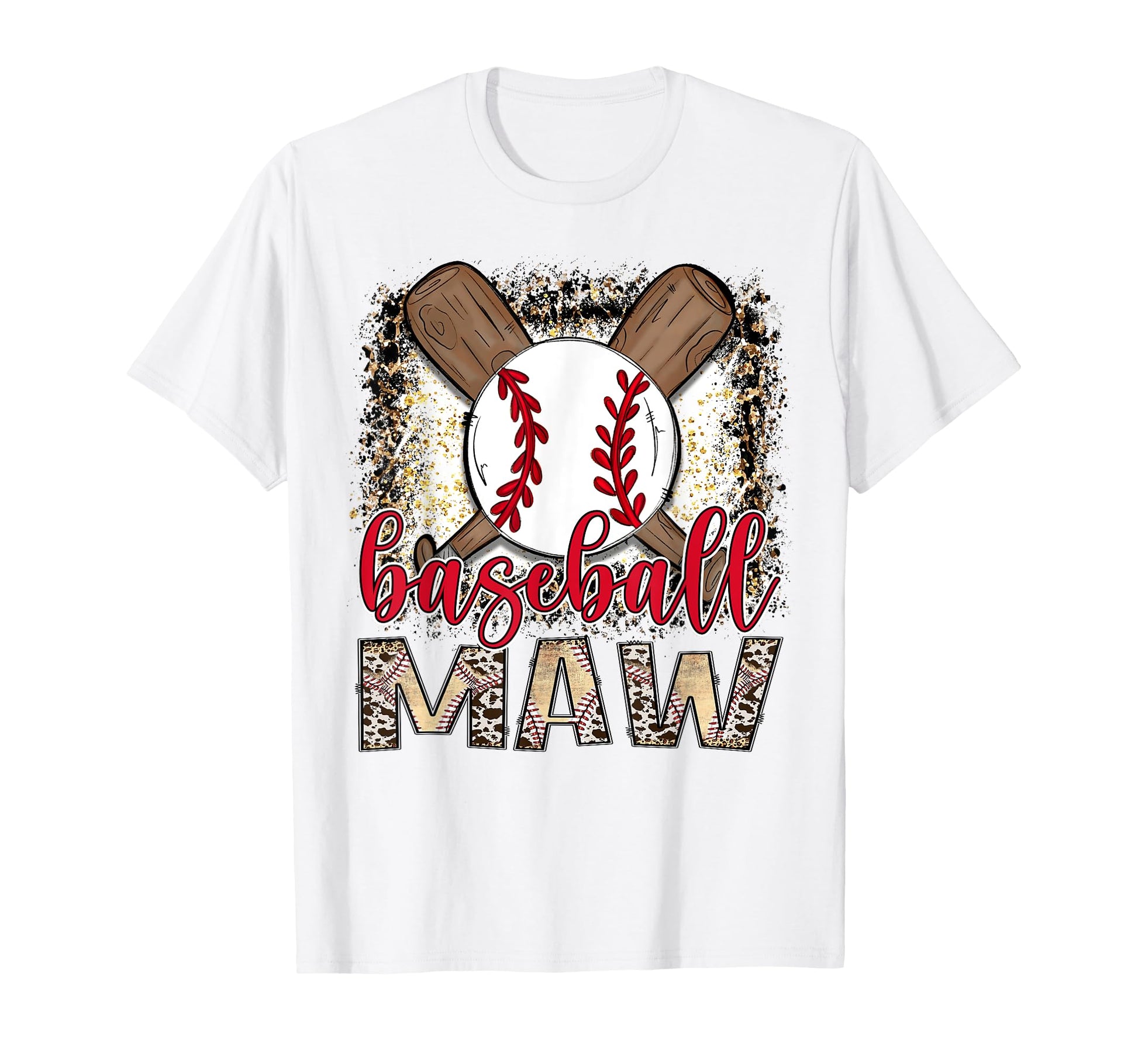 Baseball Maw Leopard Proud Ball Maw T-Shirt - Aesthetic Graphic Unisex - T-Shirt, Sweatshirt, Hoodie