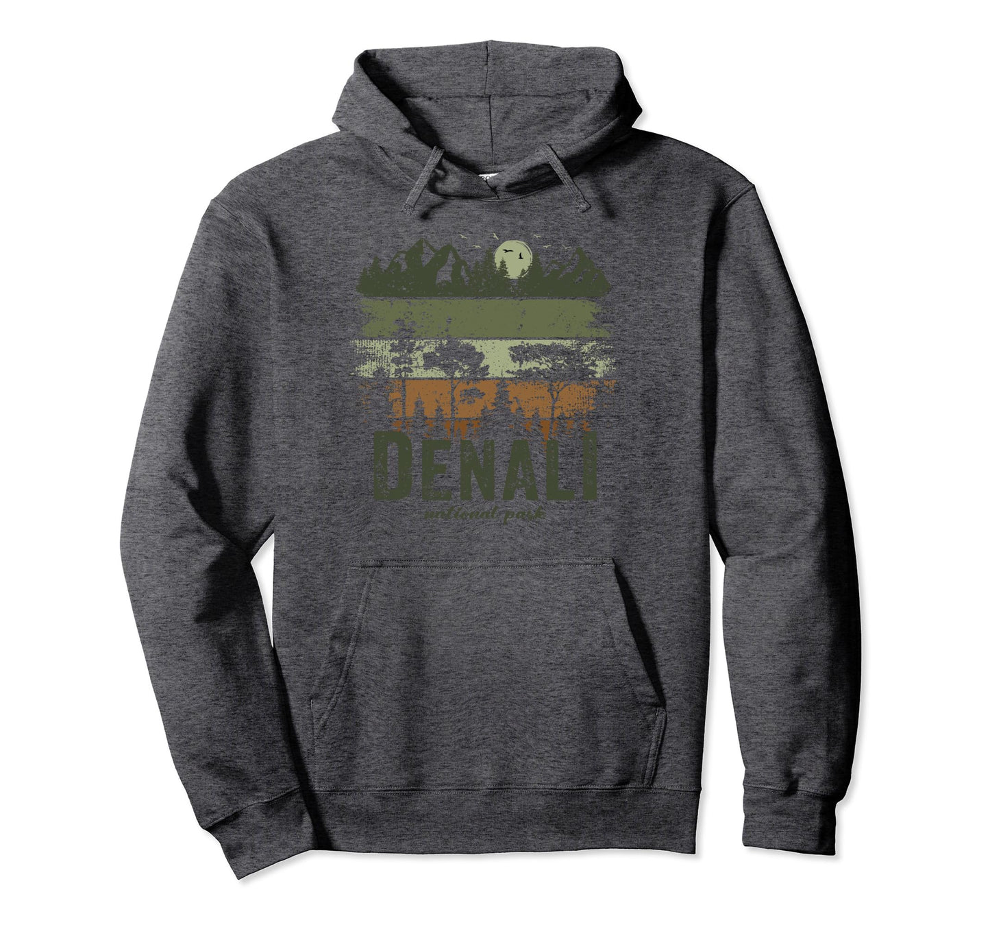 Denali National Park Us Denali Hoodie - Minimalist Print Men Women - T-Shirt, Sweatshirt, Hoodie
