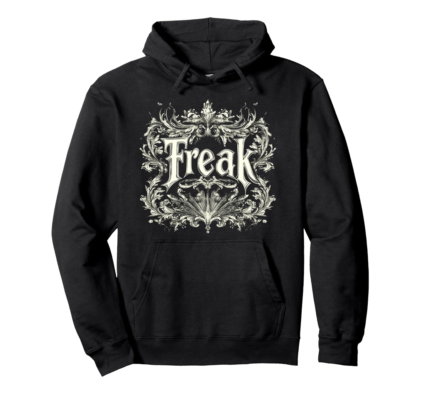 Freak Gothic Alt Grunge Hip Hop Y2K Emo Hoodie - Graphic Print Unisex - T-Shirt, Sweatshirt, Hoodie