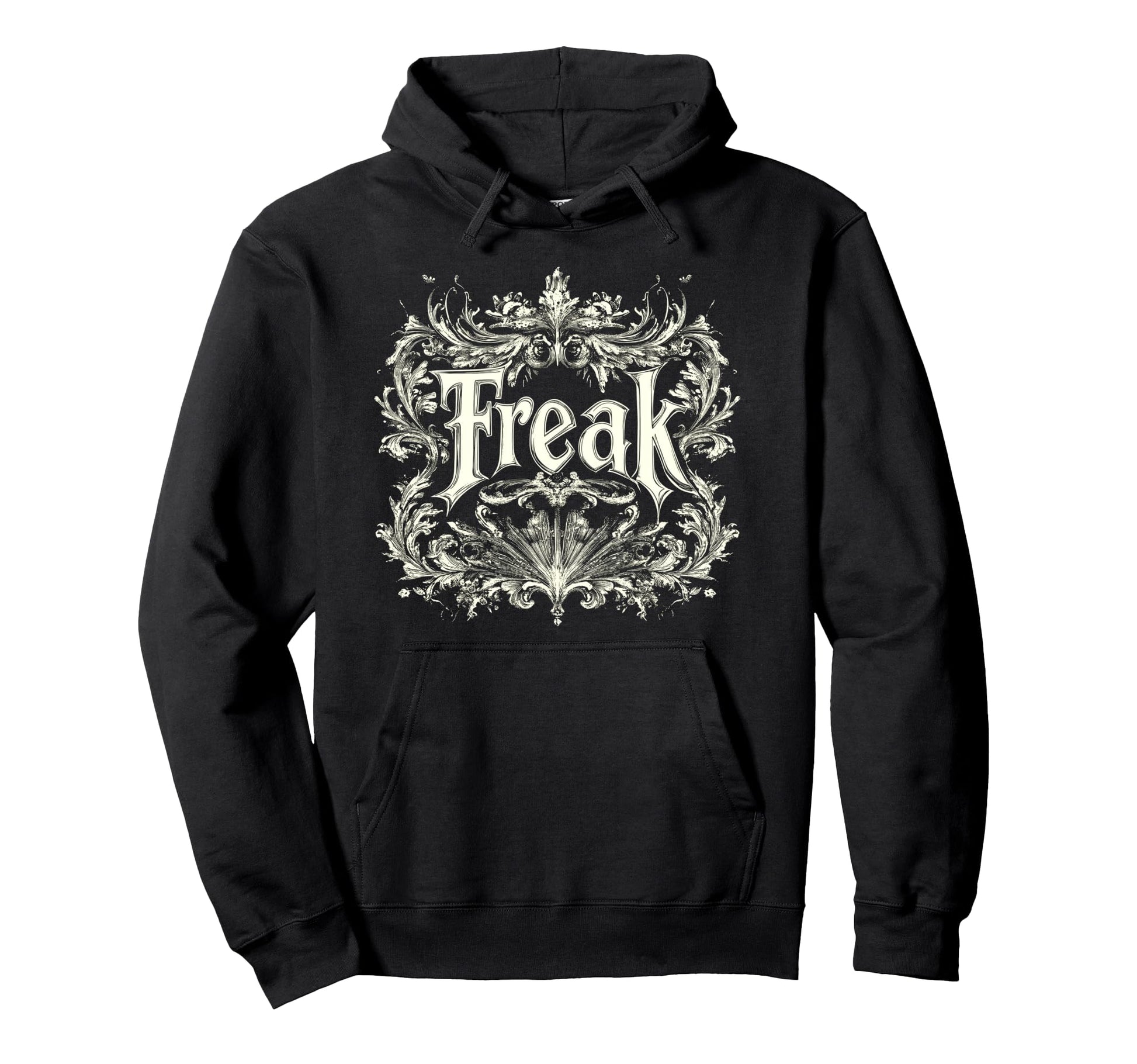 Freak Gothic Alt Grunge Hip Hop Y2K Emo Hoodie - Graphic Print Unisex - T-Shirt, Sweatshirt, Hoodie