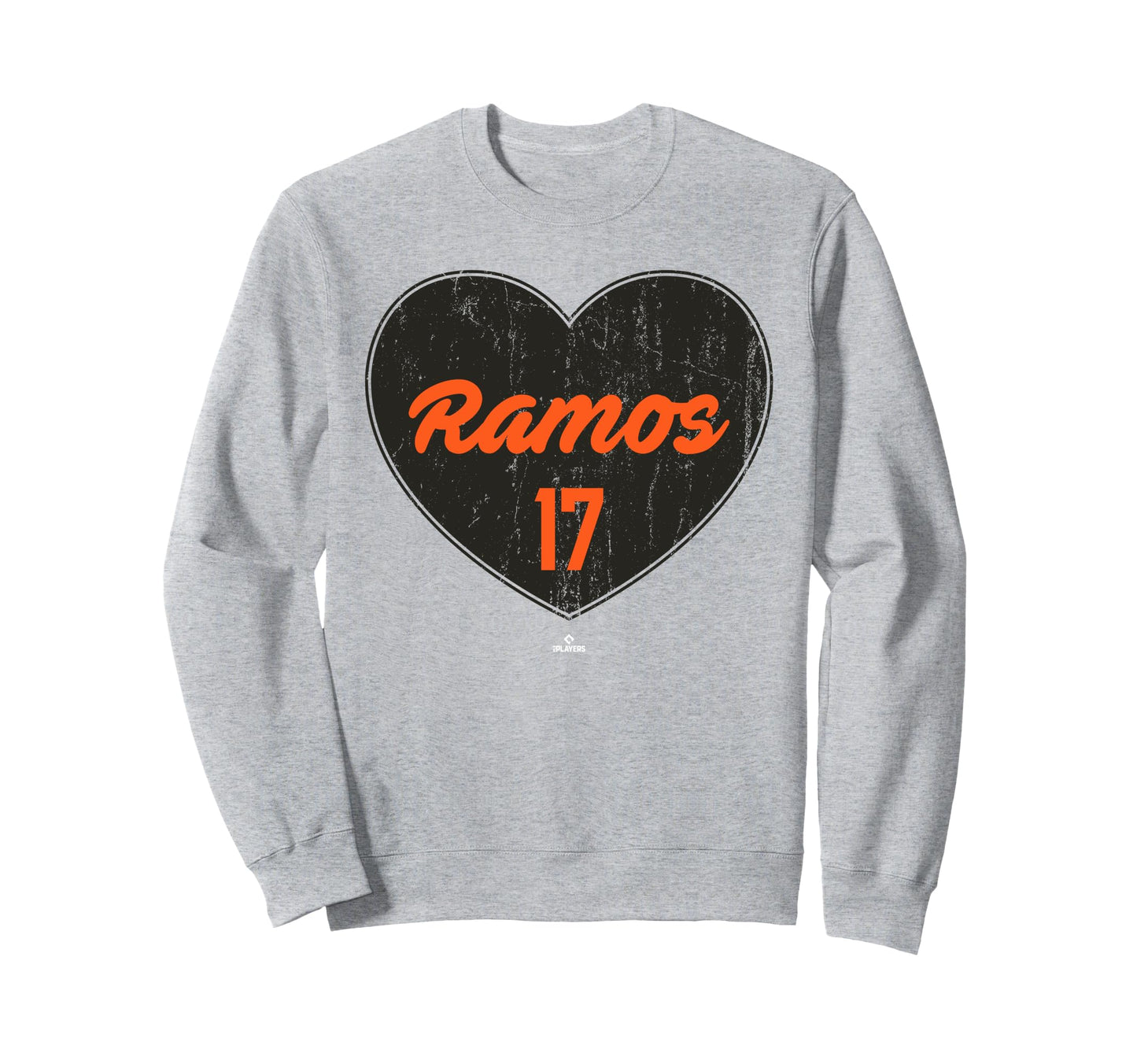 Distressed Heart Heliot Ramos Sweatshirt - Fun Novelty Design for Adults - T-Shirt, Sweatshirt, Hoodie