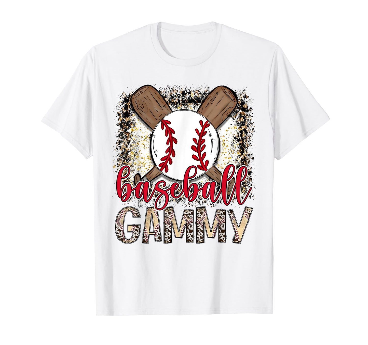 Baseball Gammy Leopard Proud Ball T-Shirt - Novelty Apparel Men Women - T-Shirt, Sweatshirt, Hoodie