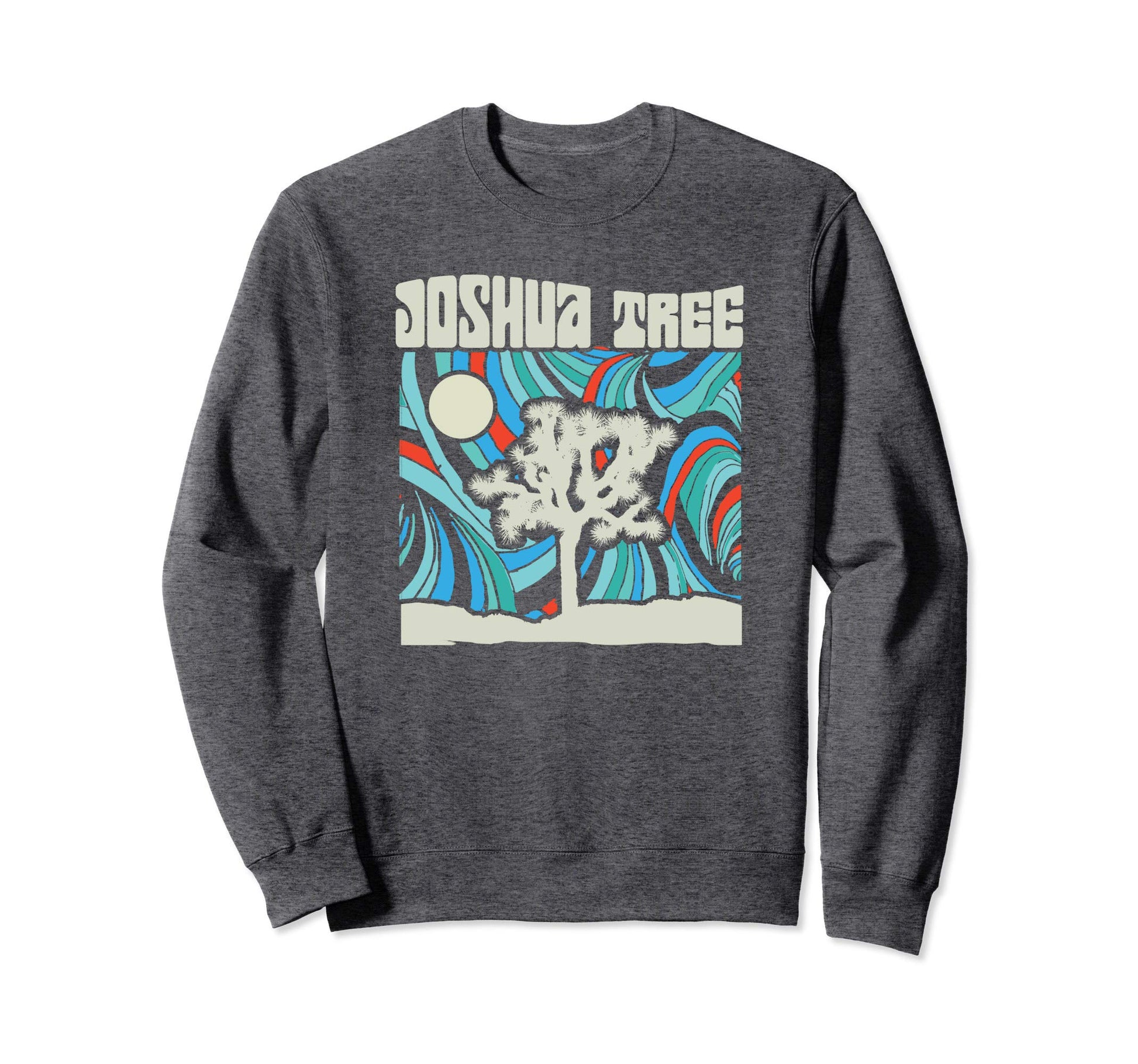 Joshua Tree 60S Psychedelic Sweet Sweatshirt - Trendy Graphic for Adults - T-Shirt, Sweatshirt, Hoodie