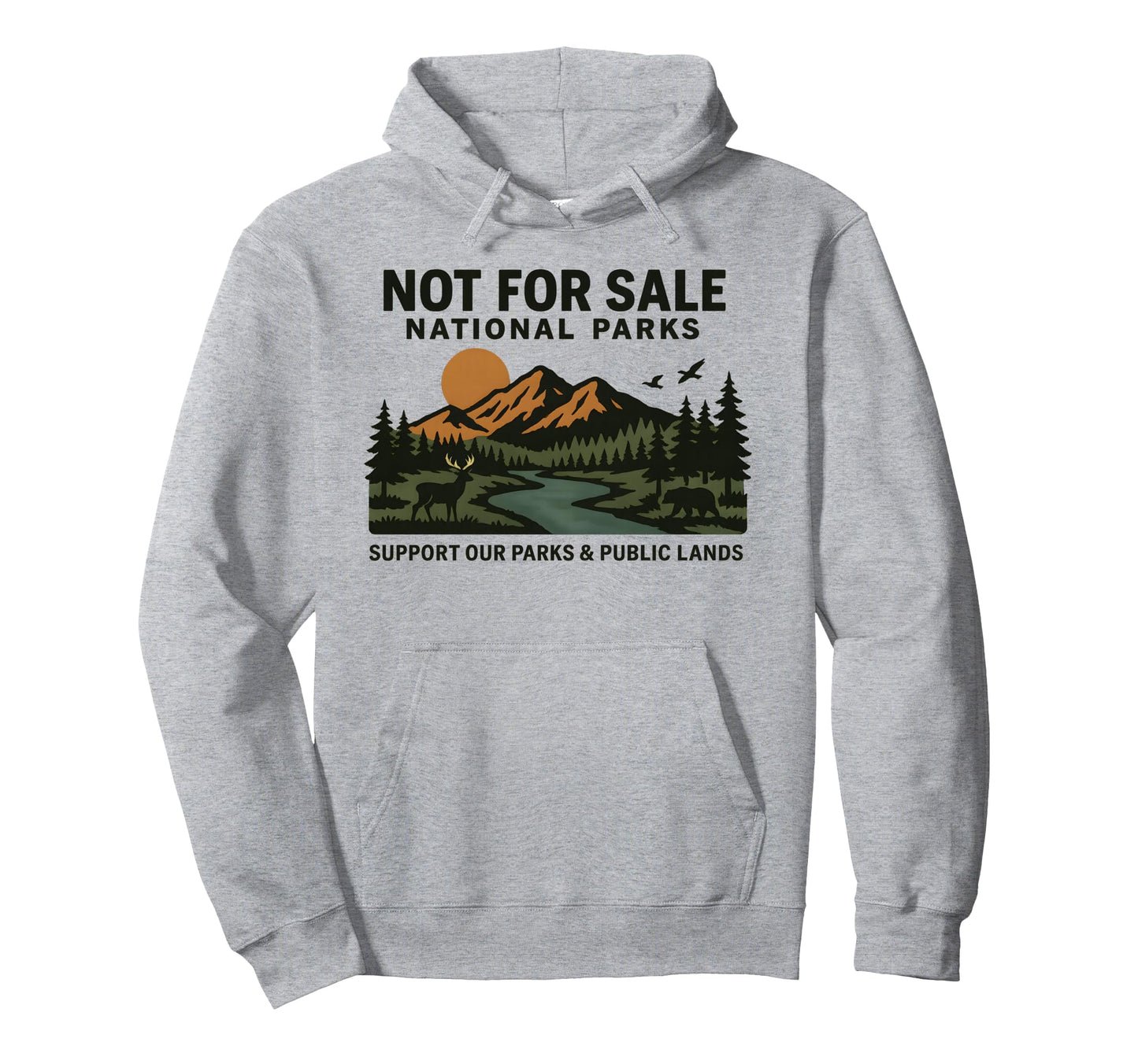 Protect Our National Park Not Sale Hoodie - Aesthetic Graphic Unisex - T-Shirt, Sweatshirt, Hoodie