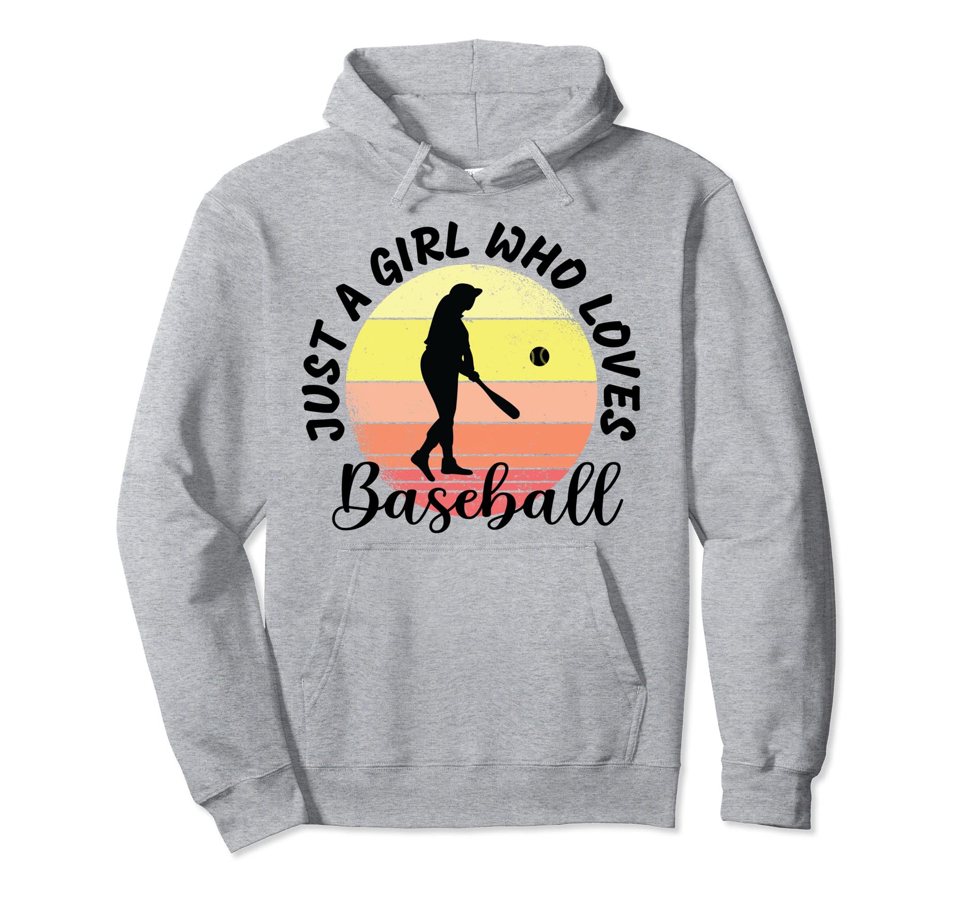 Just Who Loves Baseball Hoodie - Streetwear Style Unisex - T-Shirt, Sweatshirt, Hoodie