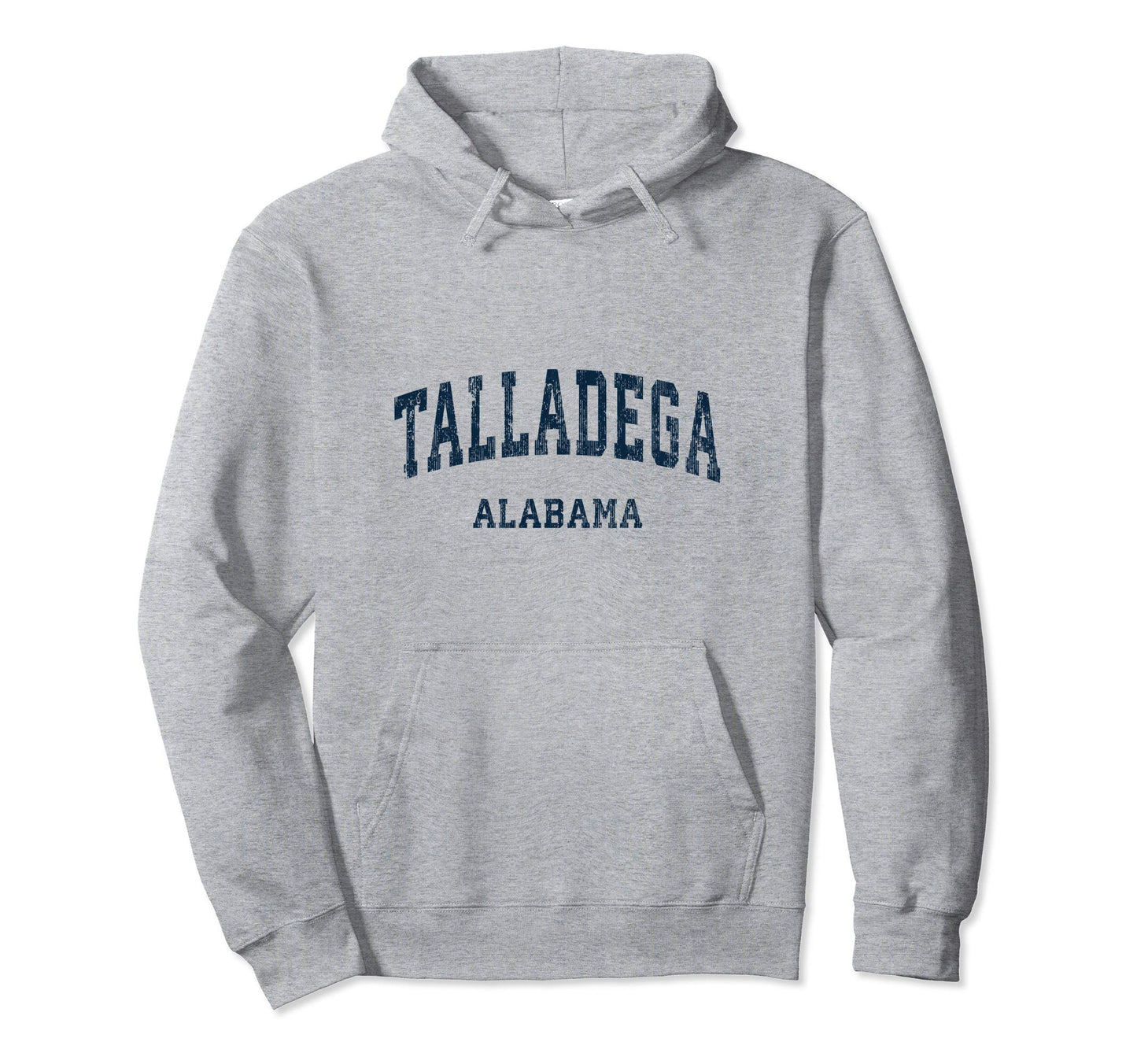 Talladega Alabama Al Varsity Sports Navy Hoodie - Unique Graphic Unisex - T-Shirt, Sweatshirt, Hoodie