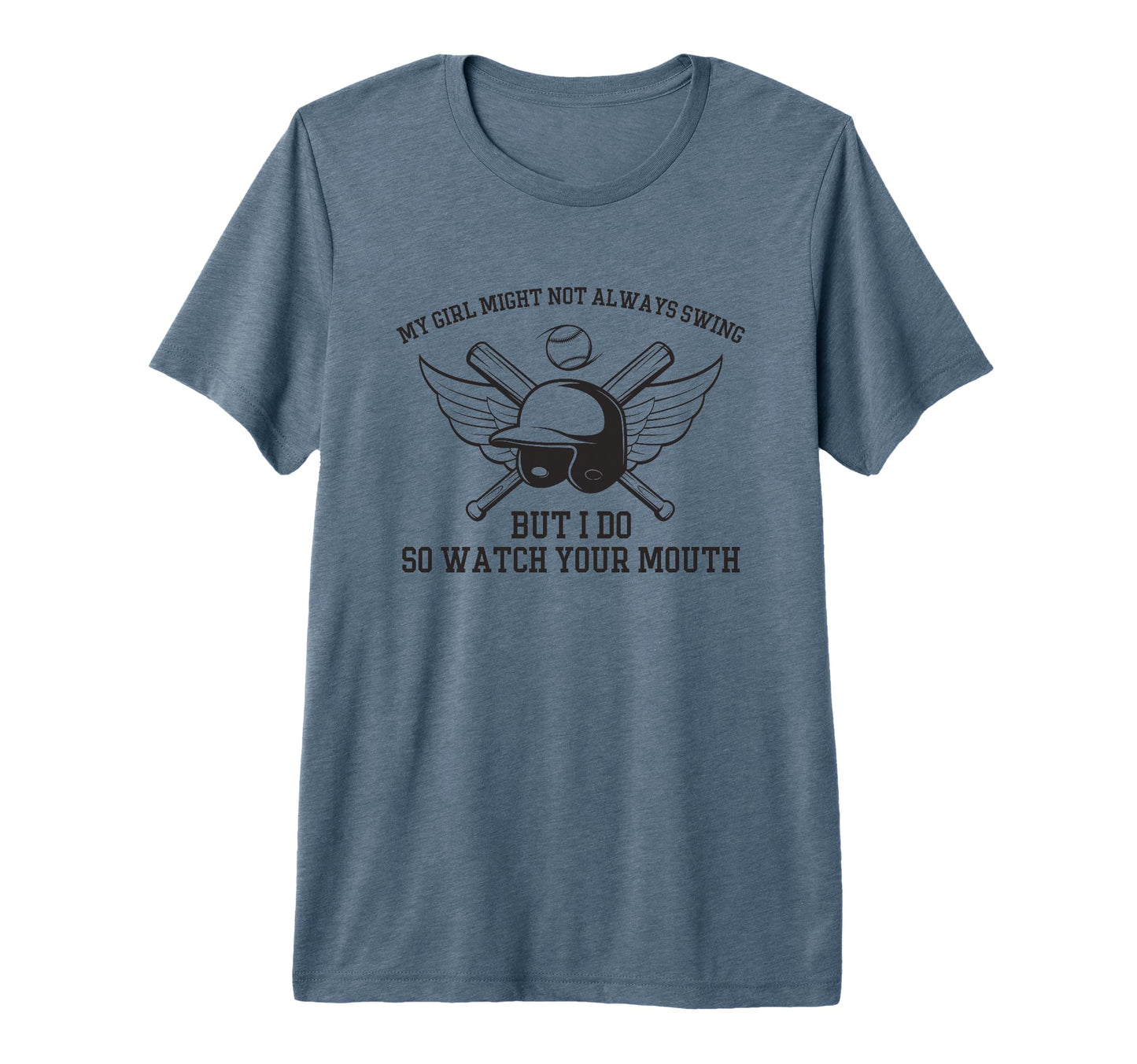 My Might Not Always Swing But I Do T-Shirt - Fun Novelty Design for Adults - T-Shirt, Sweatshirt, Hoodie