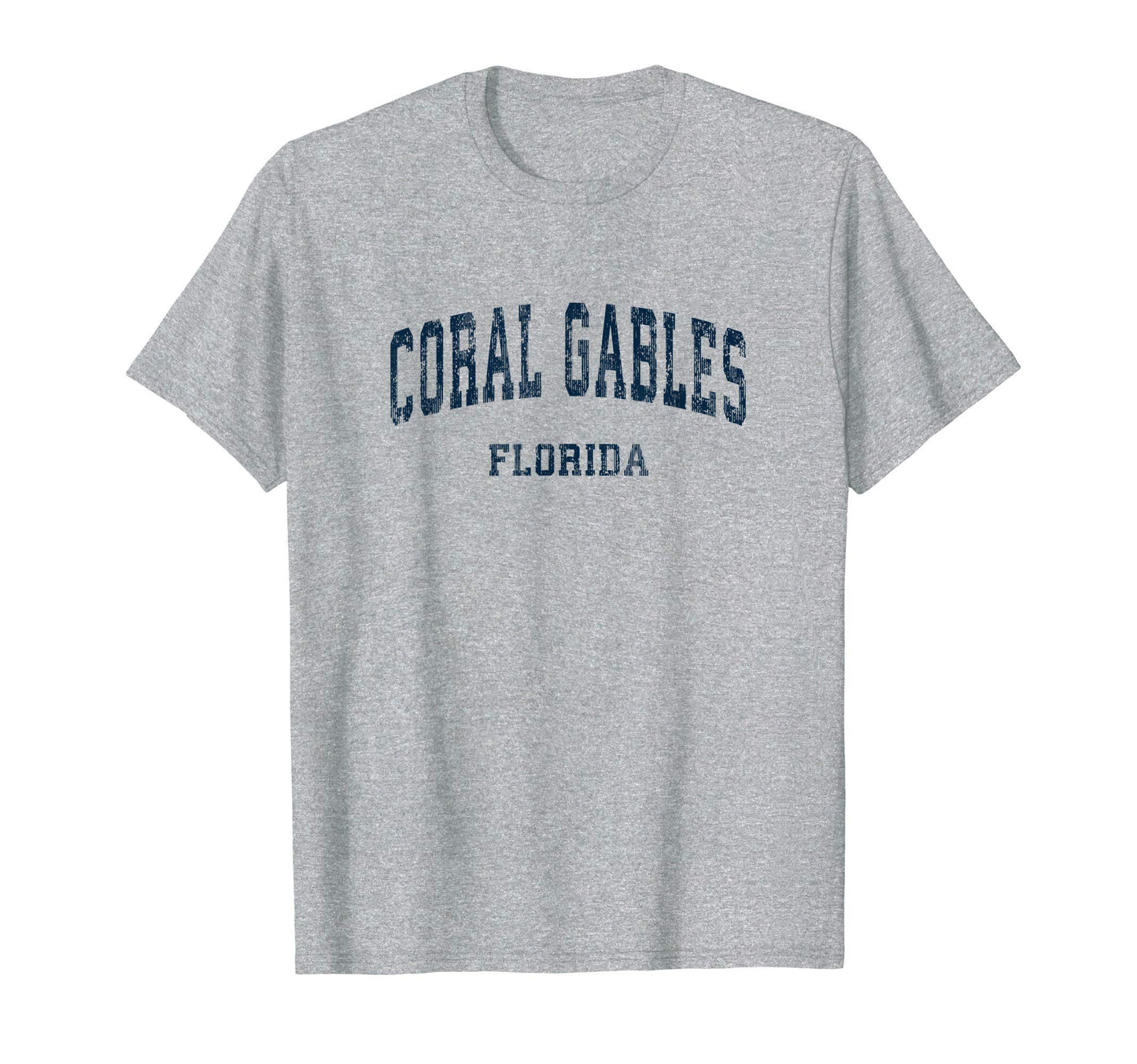 Coral Gables Florida Fl Varsity T-Shirt - Streetwear Style Men Women - T-Shirt, Sweatshirt, Hoodie