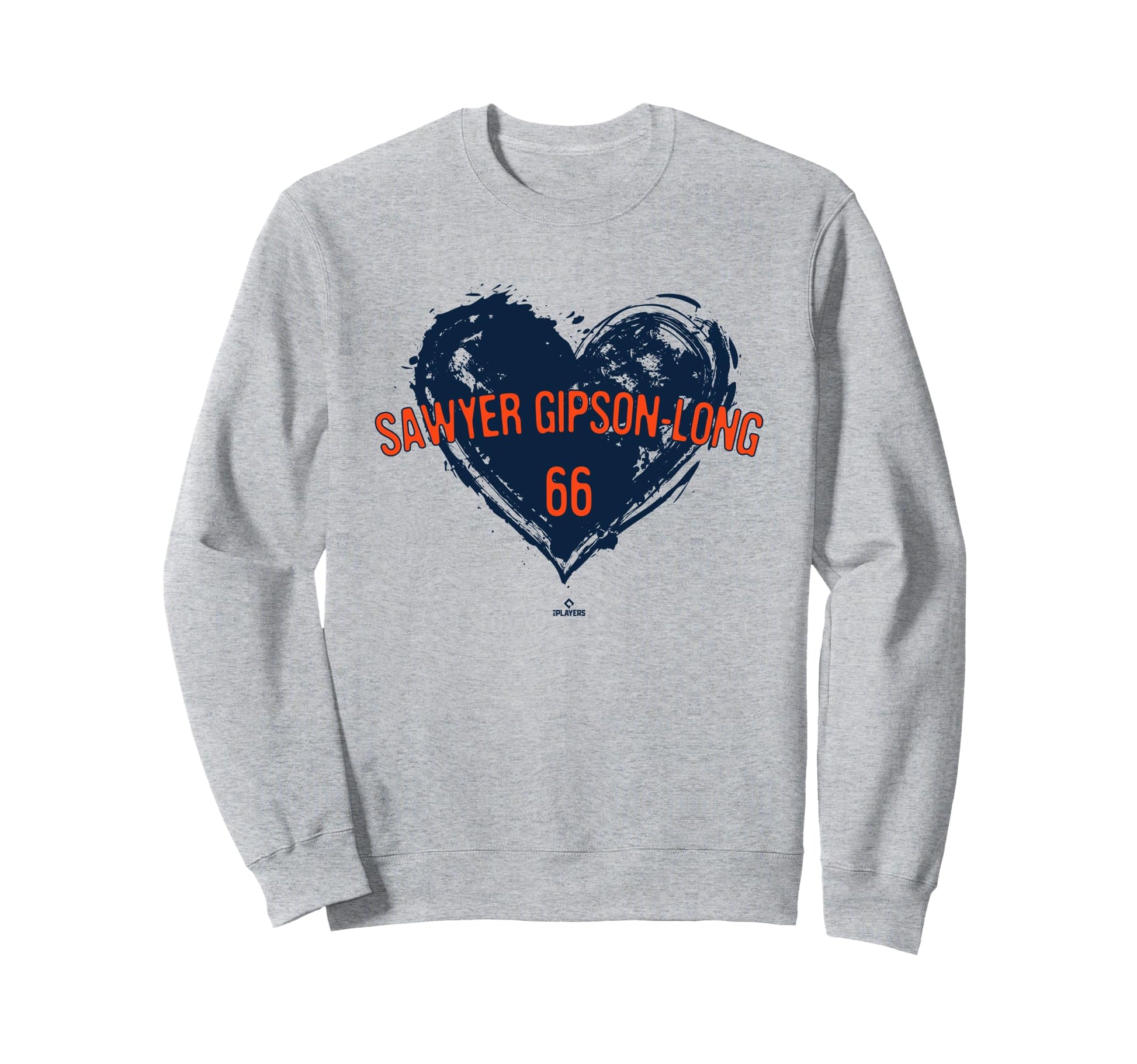 Distressed Heart Sawyer Gipson Long Sweatshirt - Streetwear Style Unisex - T-Shirt, Sweatshirt, Hoodie