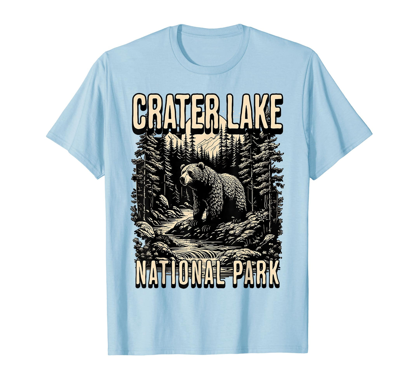 Crater Lake National Park Oregon Usa Outdoor Hoodie - Trendy Graphic Unisex - T-Shirt, Sweatshirt, Hoodie