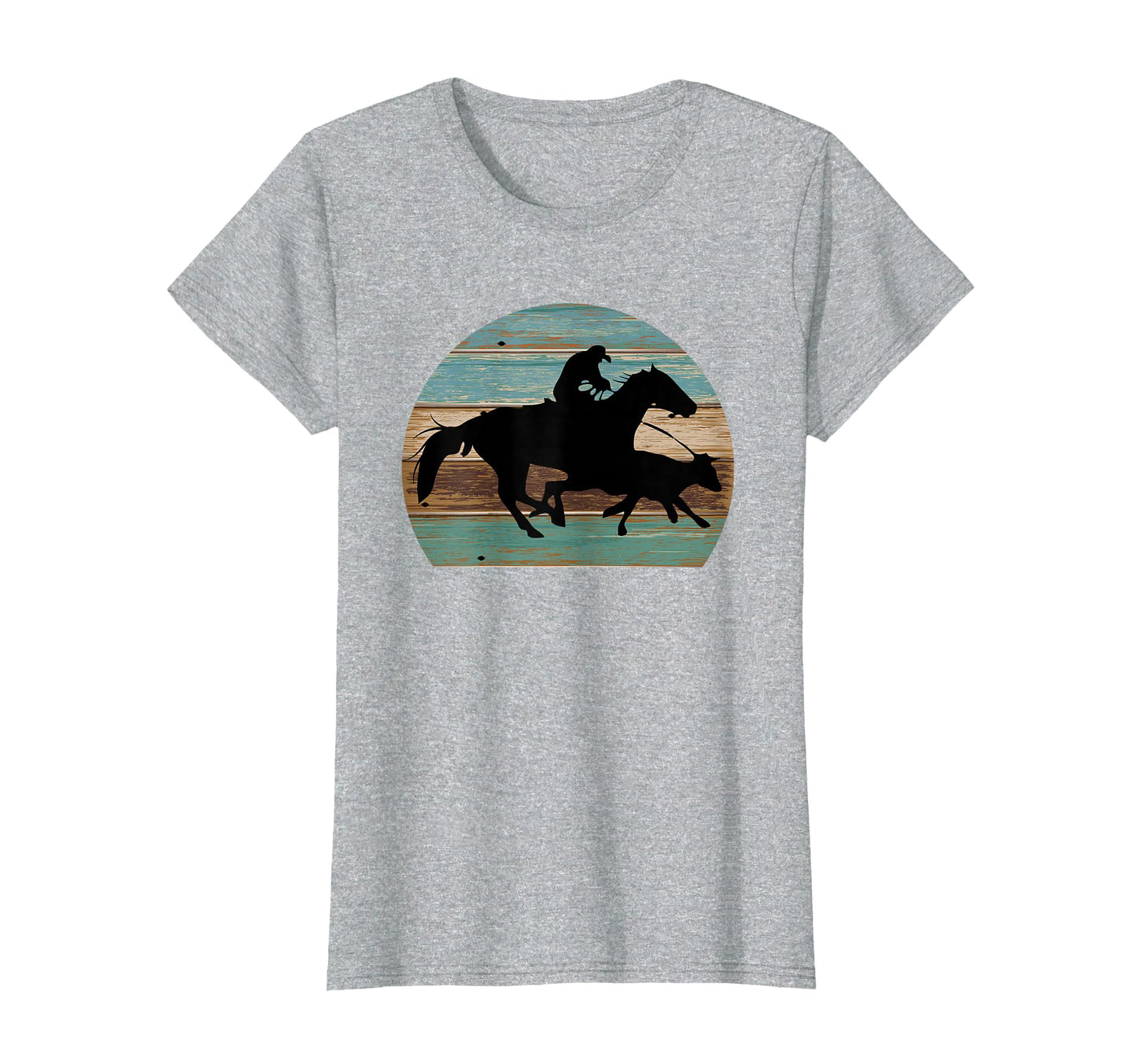 Western Cowhorse Calf Roping T-Shirt - Aesthetic Graphic Unisex - T-Shirt, Sweatshirt, Hoodie