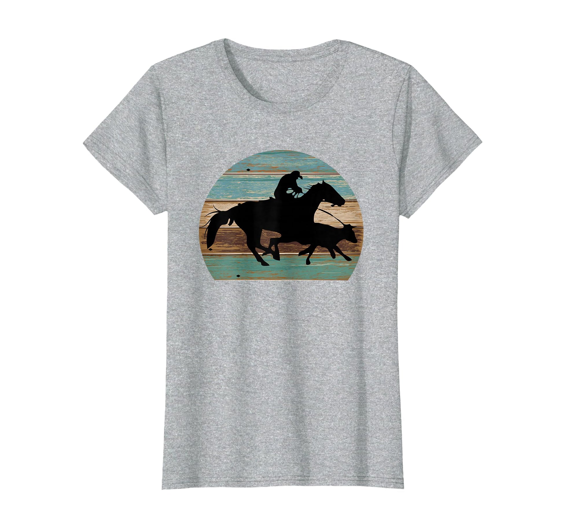 Western Cowhorse Calf Roping T-Shirt - Aesthetic Graphic Unisex - T-Shirt, Sweatshirt, Hoodie