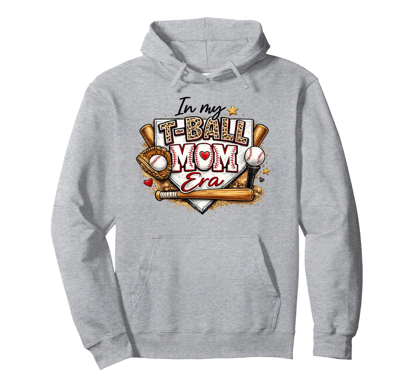 My Ball Mom Era Baseball Mama Mom Hoodie - Casual Everyday Wear Unisex - T-Shirt, Sweatshirt, Hoodie