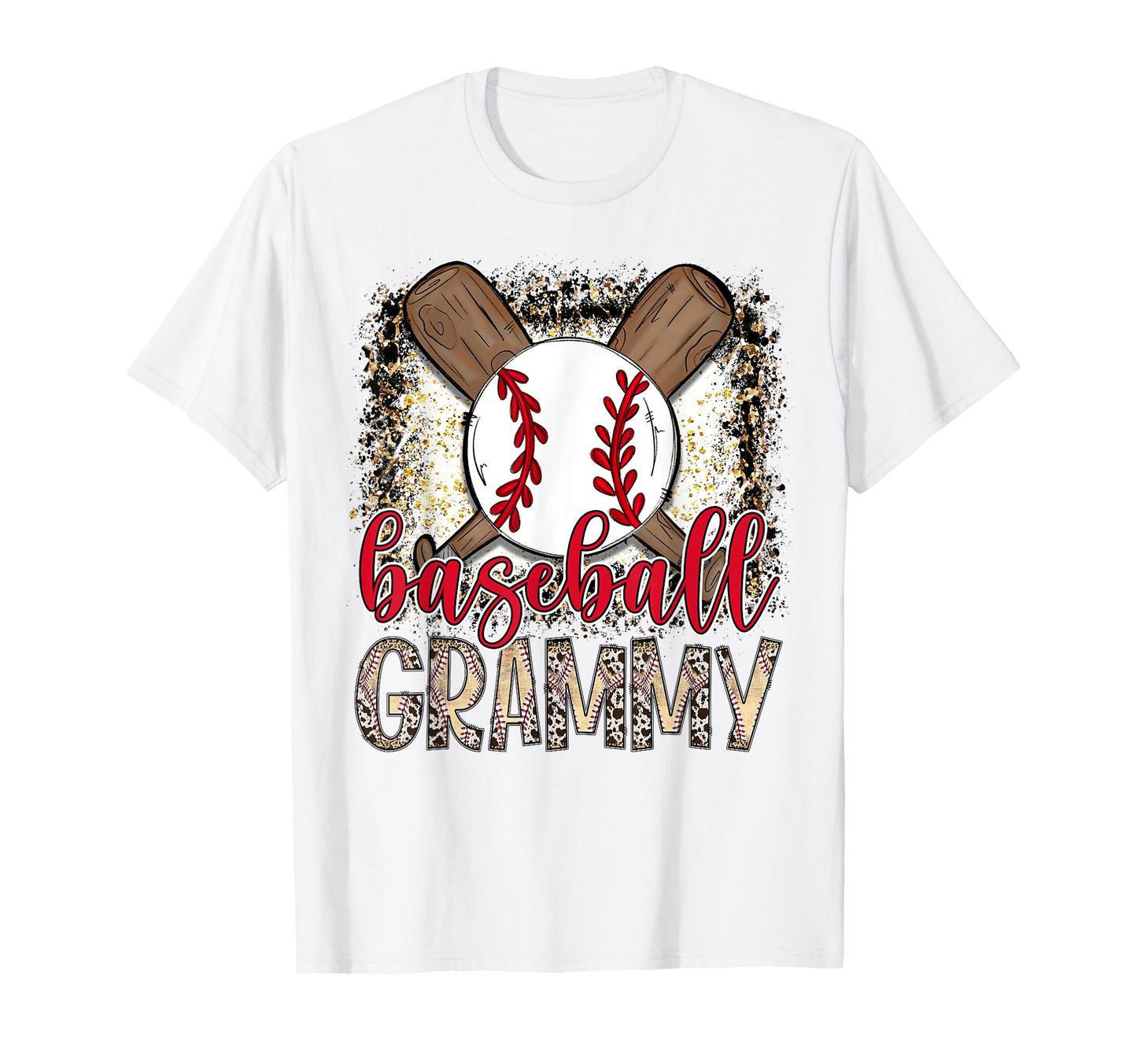 Baseball Grammy Leopard Proud Ball T-Shirt - Trendy Graphic for Adults - T-Shirt, Sweatshirt, Hoodie