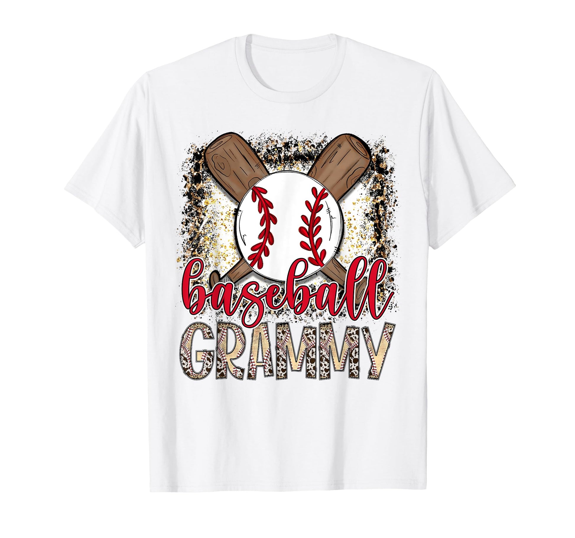 Baseball Grammy Leopard Proud Ball T-Shirt - Trendy Graphic for Adults - T-Shirt, Sweatshirt, Hoodie