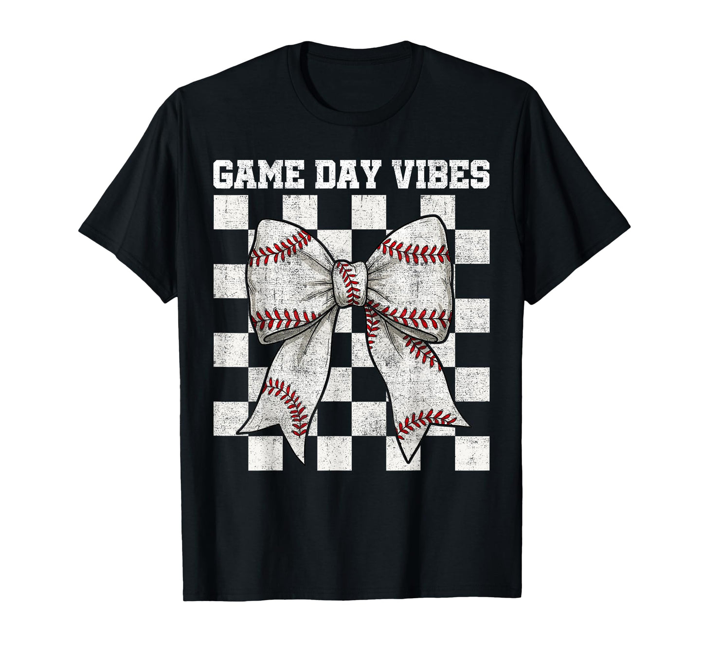 Funny Game Day Vibes Coquette Bow T-Shirt - Casual Everyday Wear Men Women - T-Shirt, Sweatshirt, Hoodie