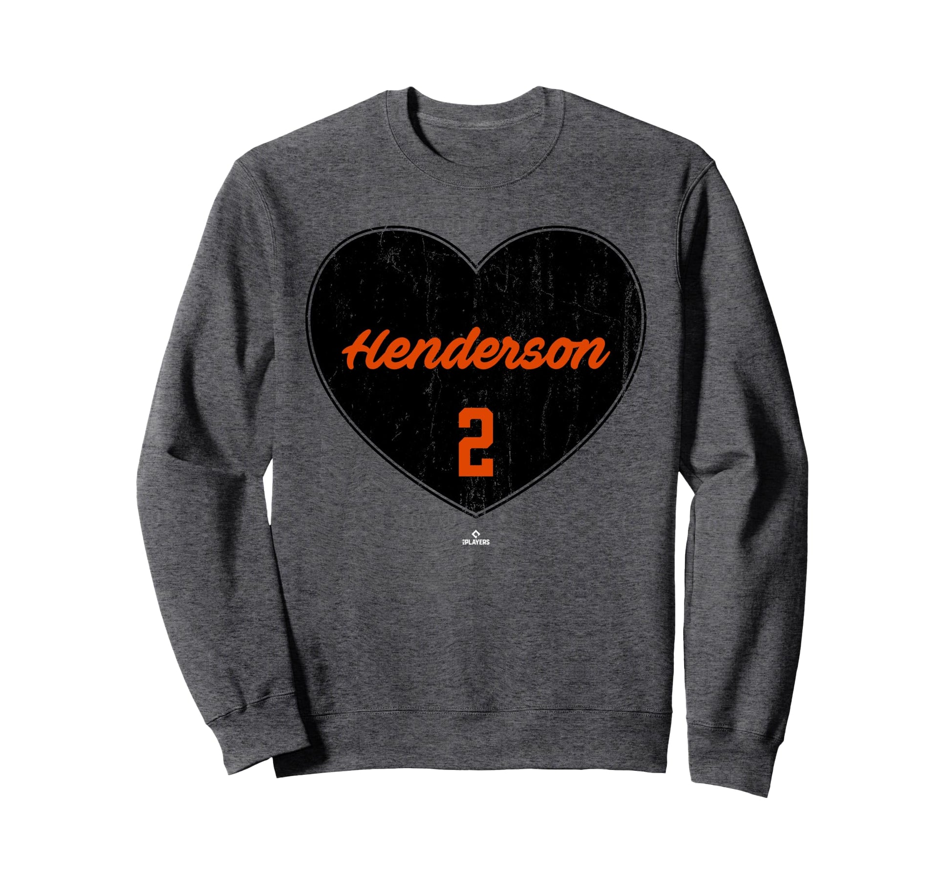 Distressed Heart Gunnar Henderson Sweatshirt - Unique Graphic for Adults - T-Shirt, Sweatshirt, Hoodie