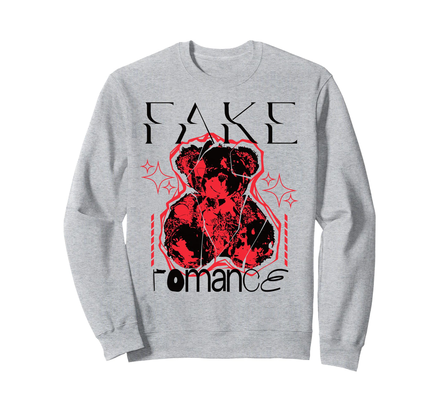 Y2K Fake Romance Bold Urban Sweatshirt - Streetwear Style Men Women - T-Shirt, Sweatshirt, Hoodie