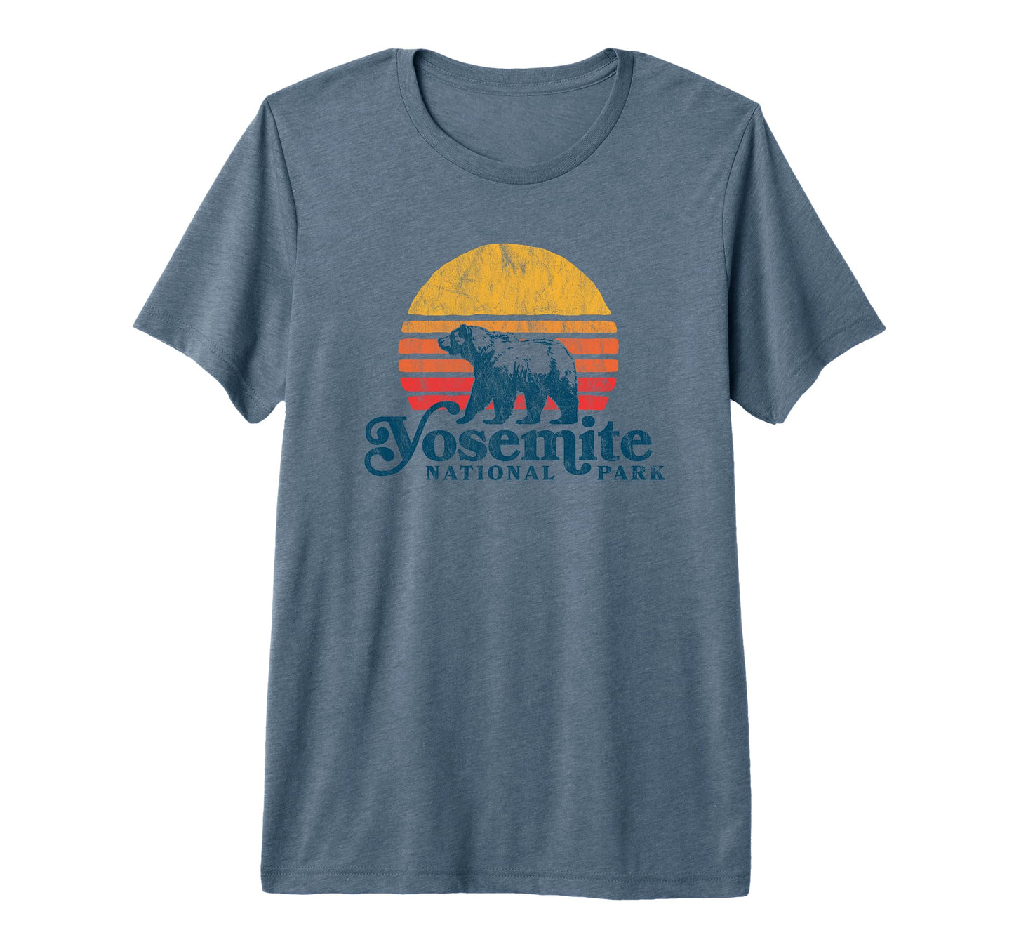 Yosemite National Park Bear And Sun T-Shirt - Fun Novelty Design Unisex - T-Shirt, Sweatshirt, Hoodie