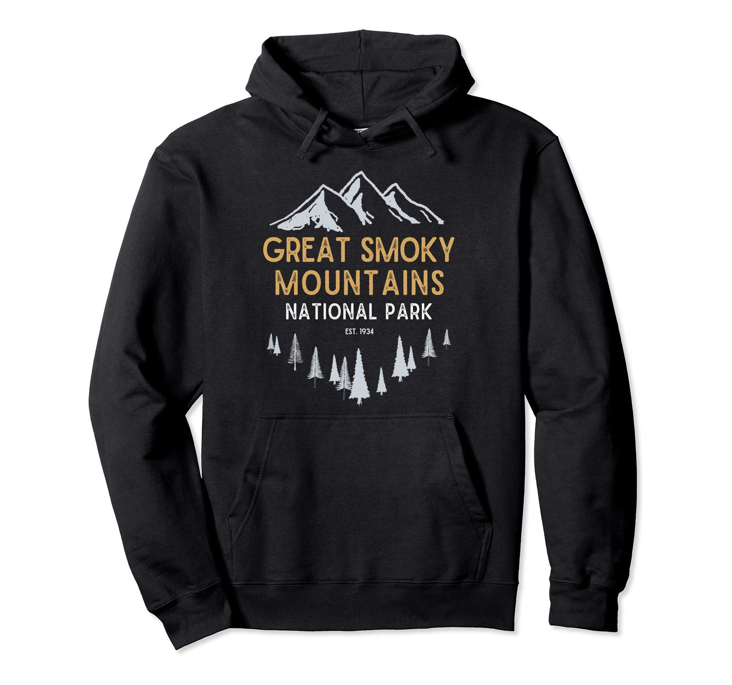 Great Smoky Mountains National Park Est Hoodie - Minimalist Print Unisex - T-Shirt, Sweatshirt, Hoodie
