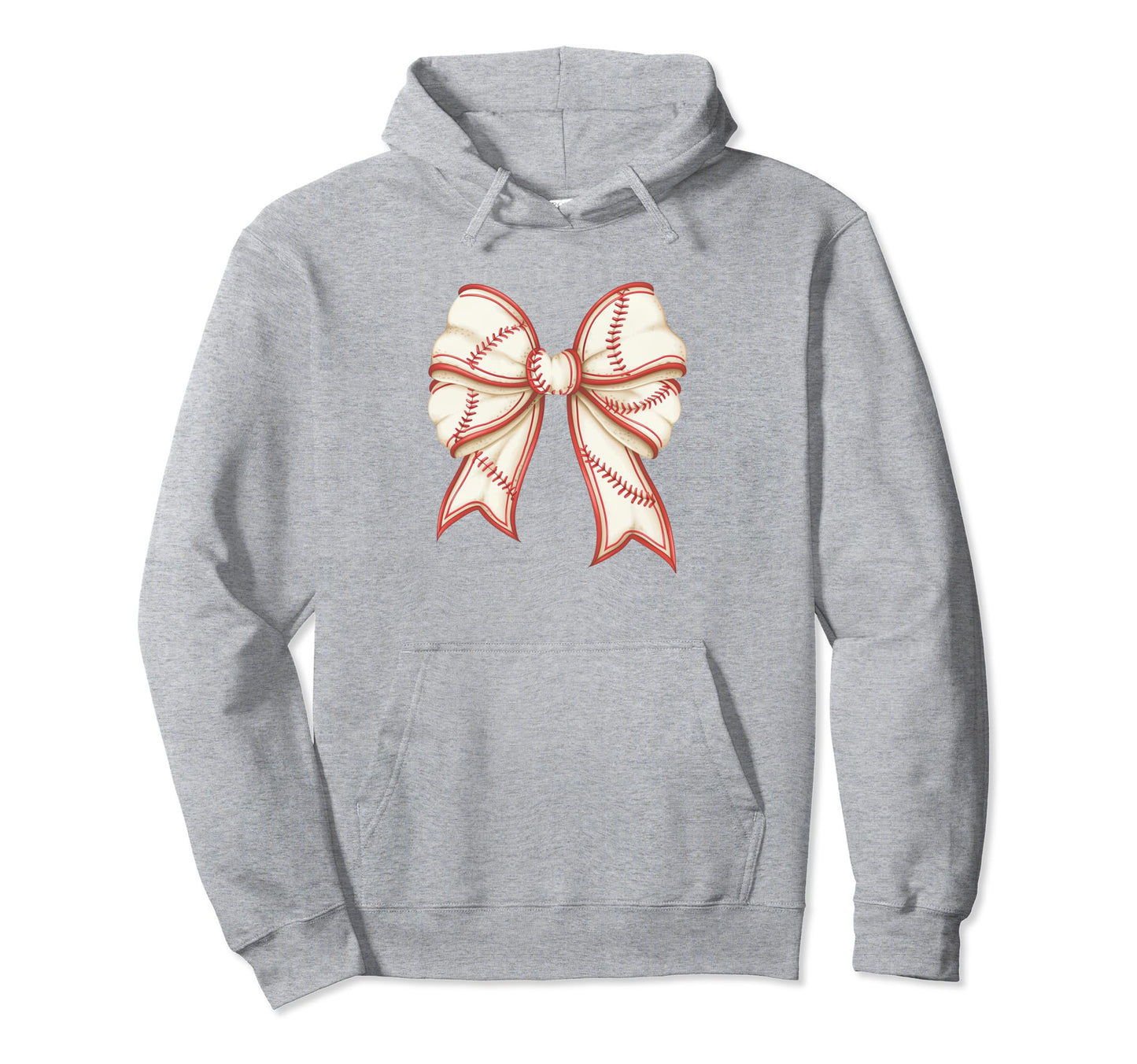 Coquette Bow Baseball Mama Baseball Mom Hoodie - Graphic Print Men Women - T-Shirt, Sweatshirt, Hoodie