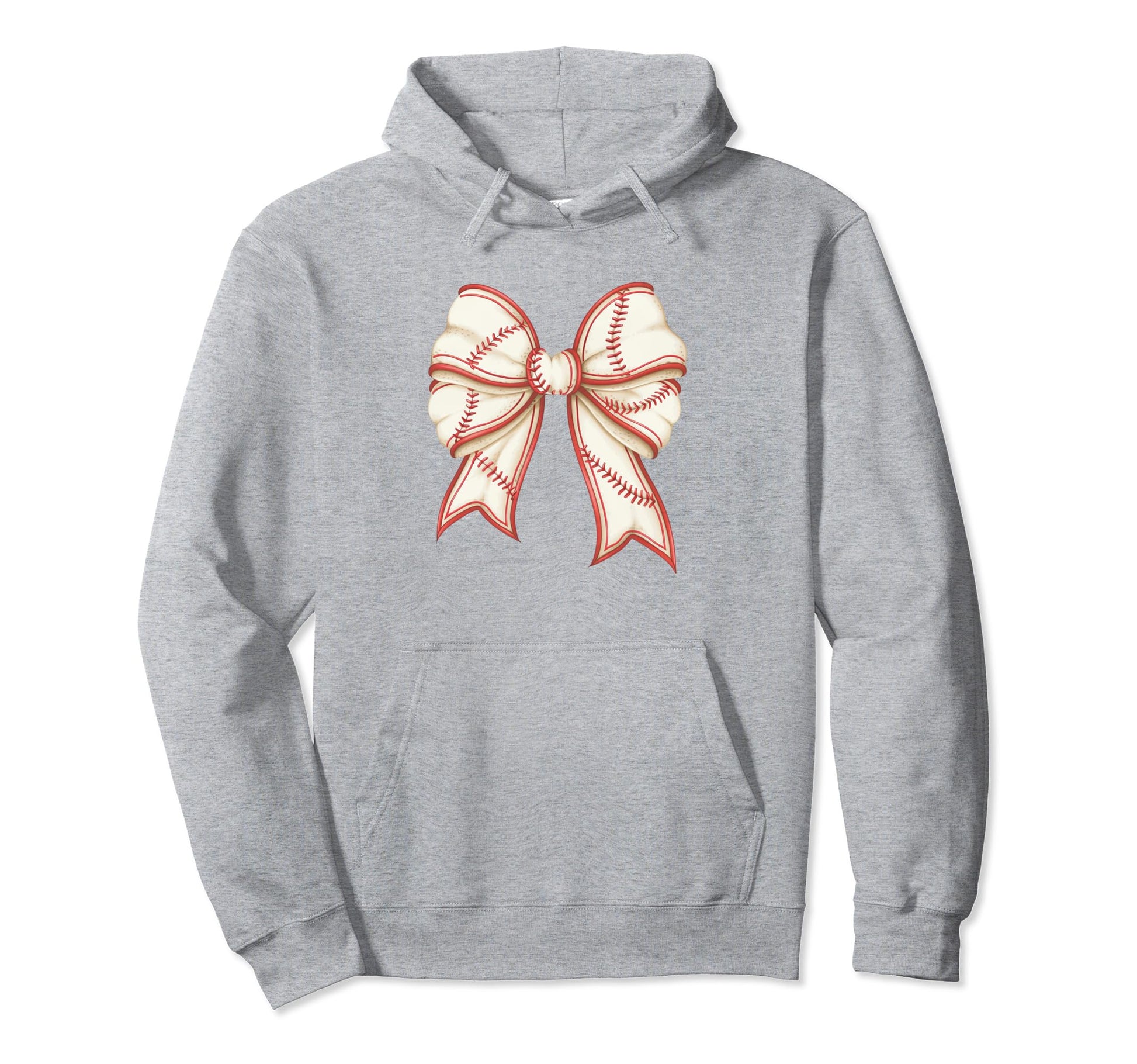 Coquette Bow Baseball Mama Baseball Mom Hoodie - Graphic Print Men Women - T-Shirt, Sweatshirt, Hoodie
