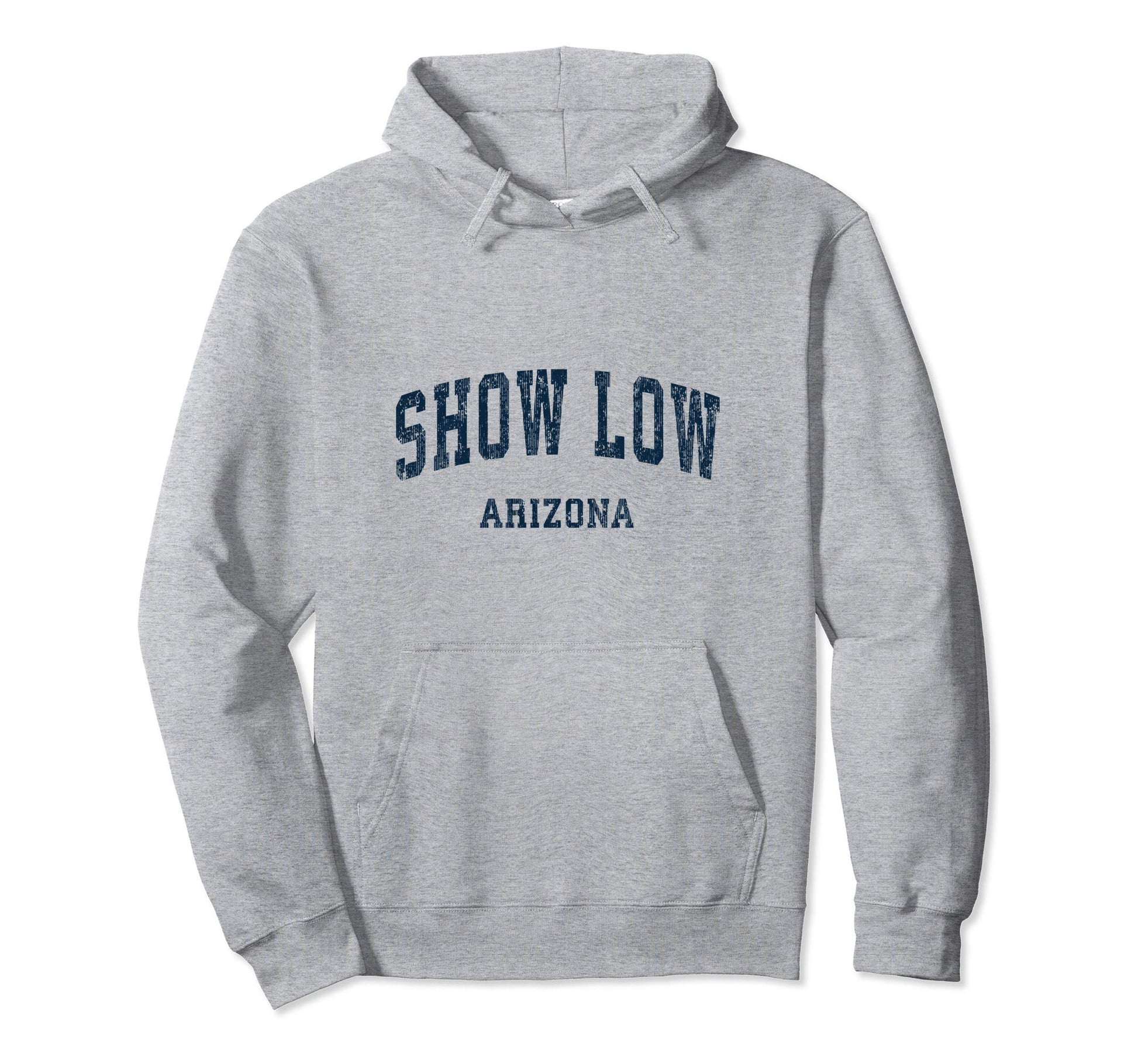 Show Low Arizona Az Varsity Sports Navy Hoodie - Novelty Apparel Unisex - T-Shirt, Sweatshirt, Hoodie